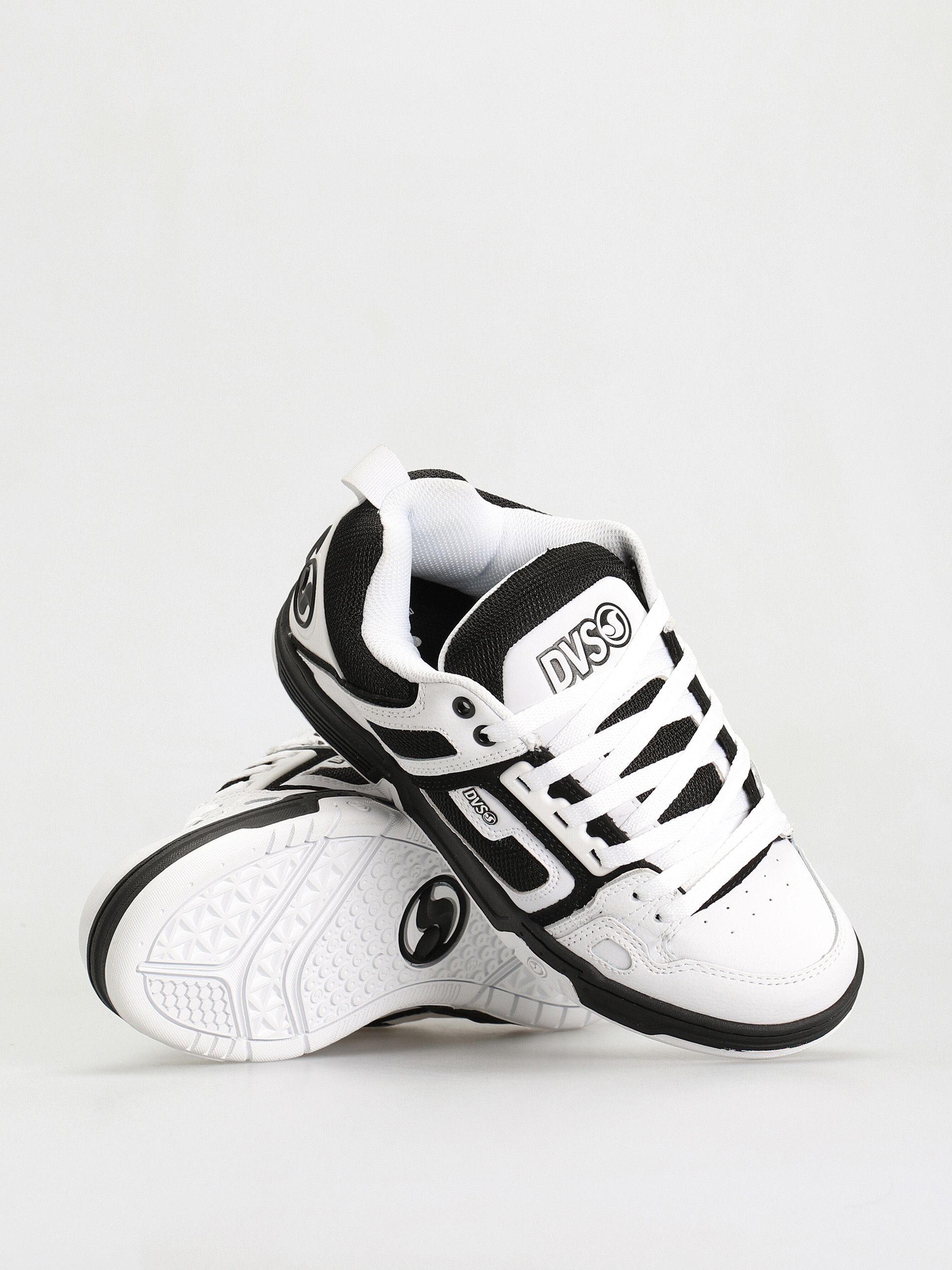 Buty DVS Comanche (white black white leather)