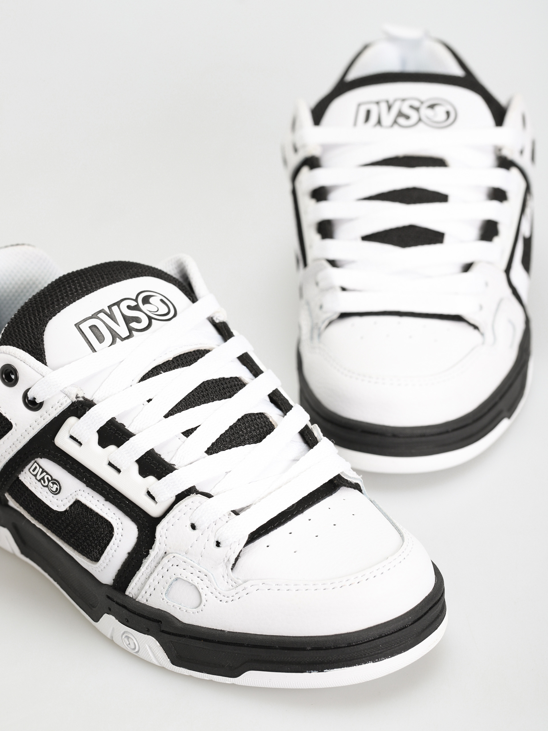 Buty DVS Comanche (white black white leather)