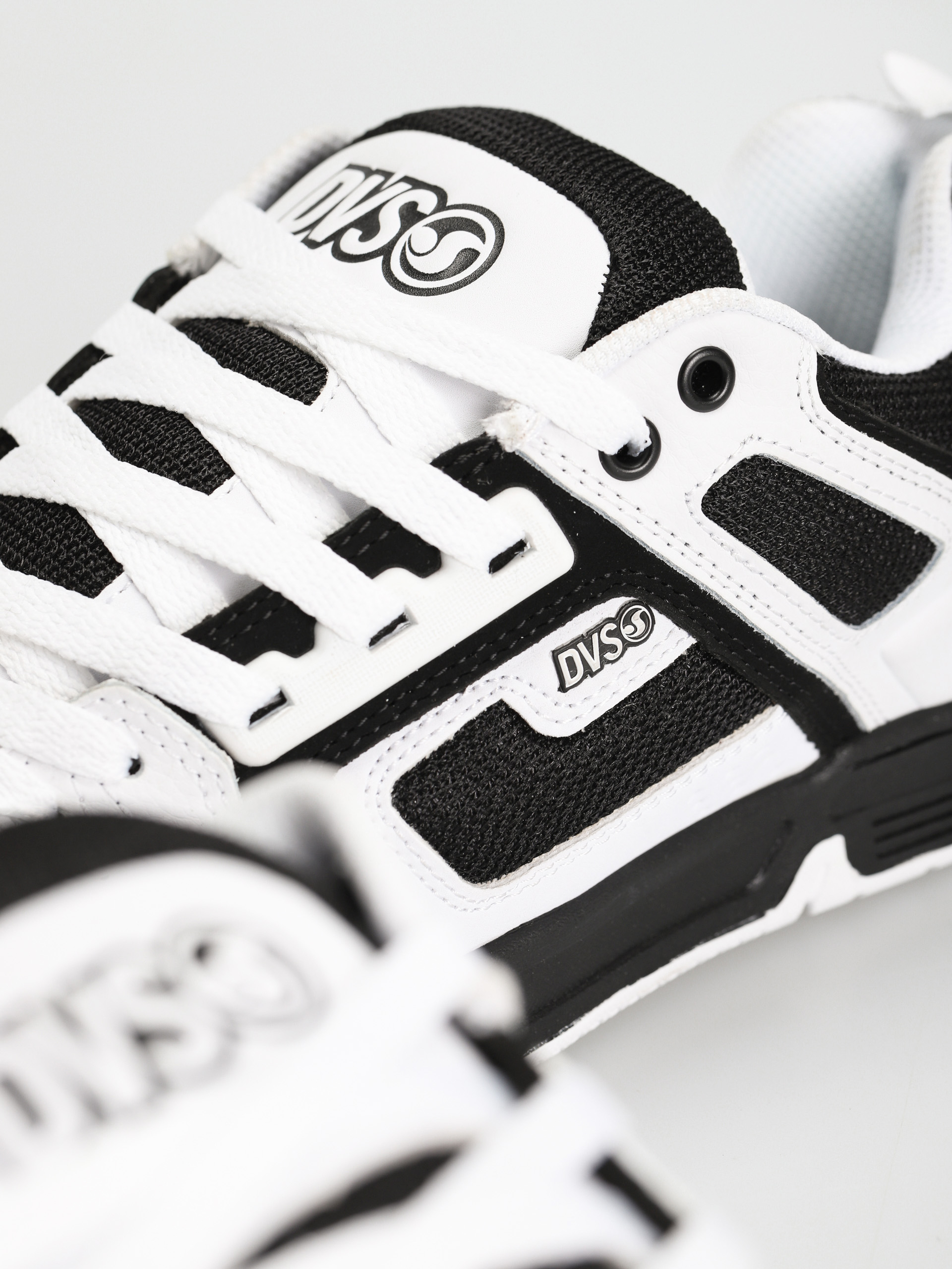 Buty DVS Comanche (white black white leather)