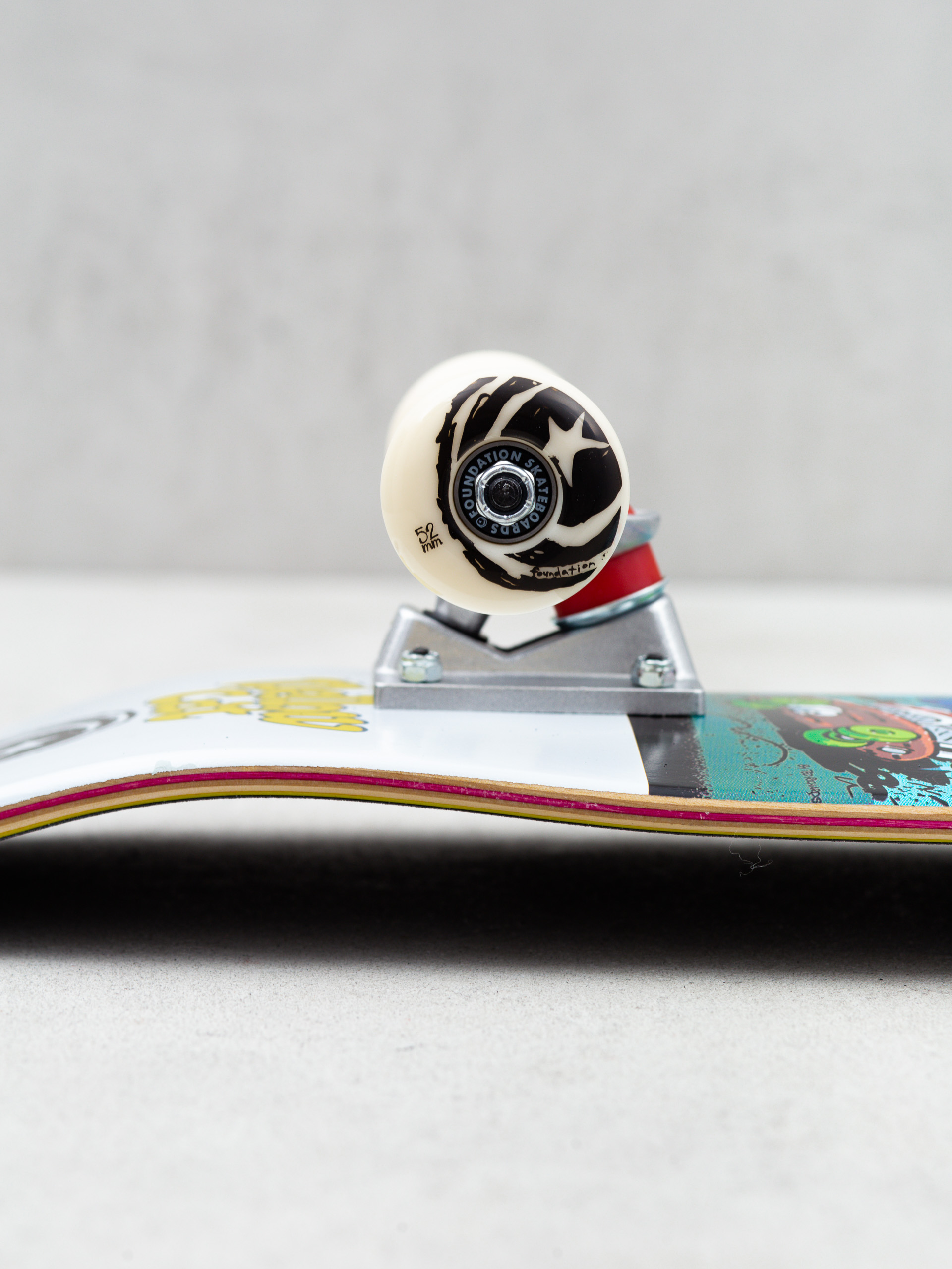 Deskorolka Foundation Push Mellow Cat (black/white)