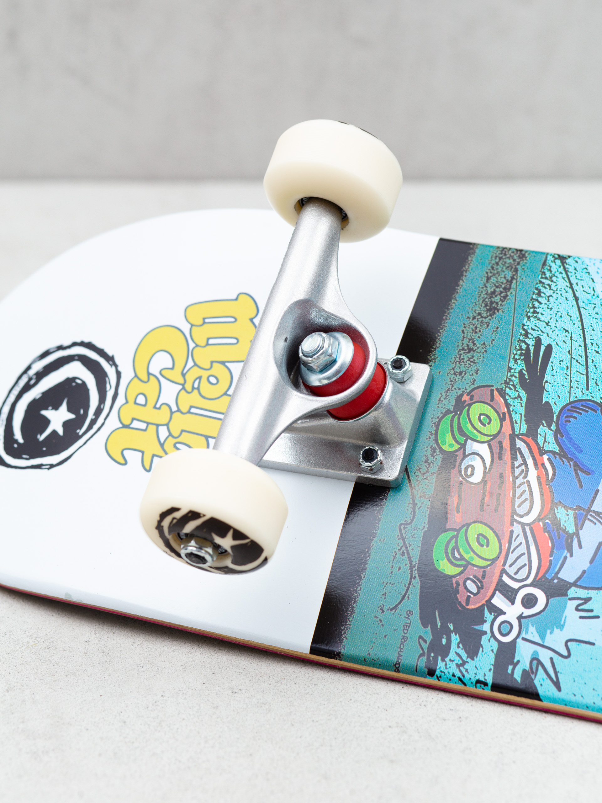 Deskorolka Foundation Push Mellow Cat (black/white)