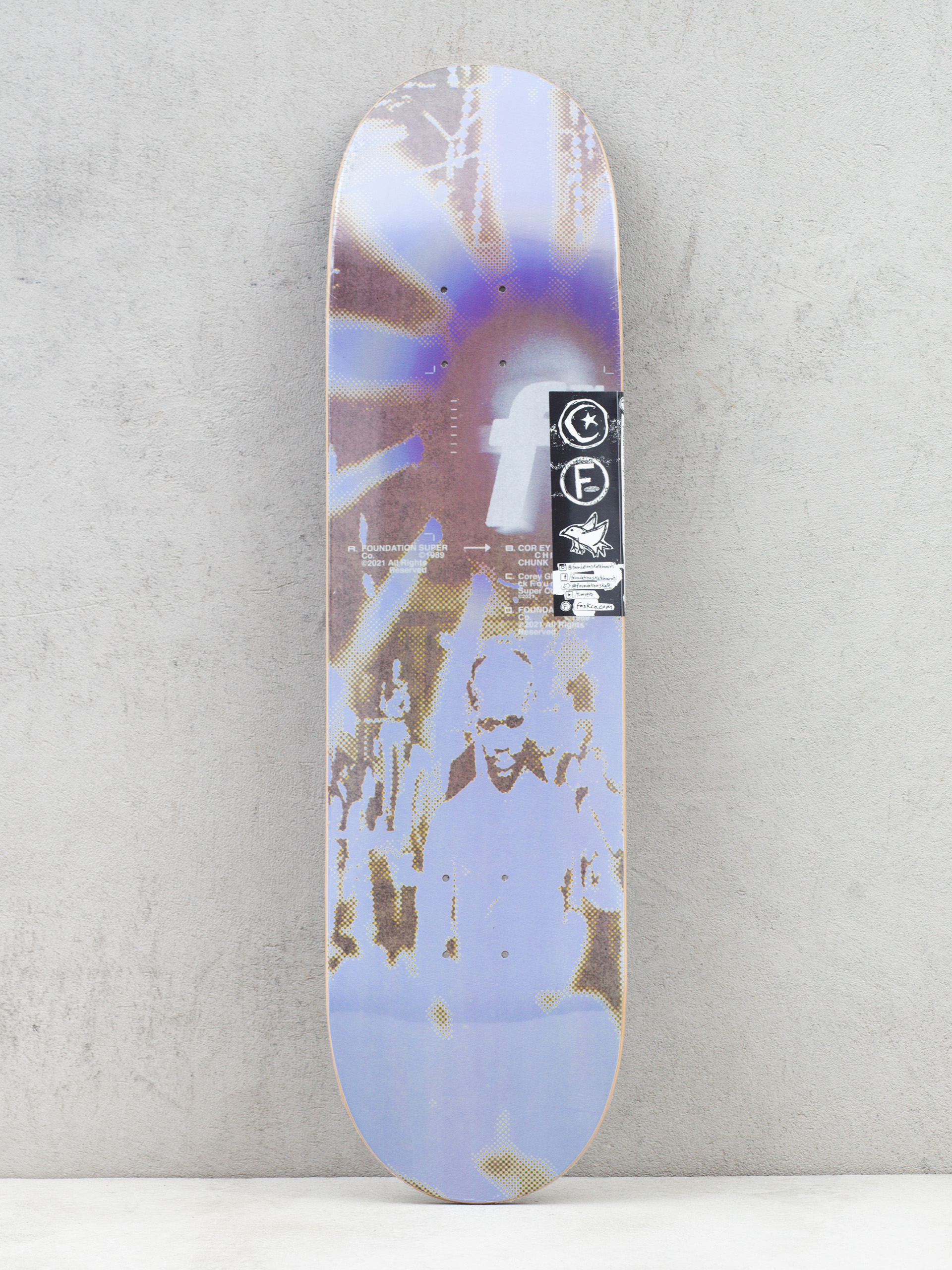 Deck Foundation Glick Chunk (purple)