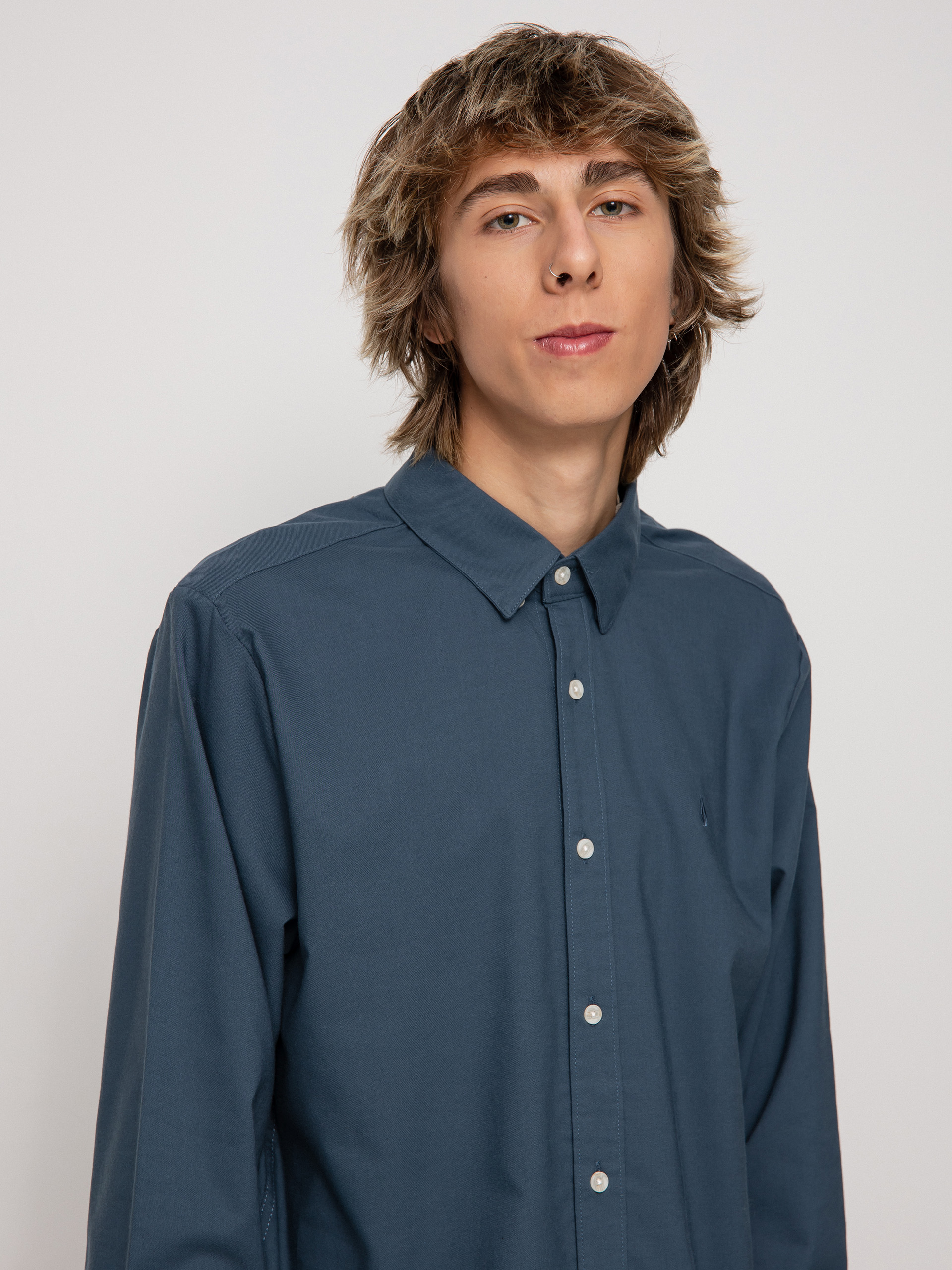 Koszula Volcom Oxford Stretch Ls (marina blue)