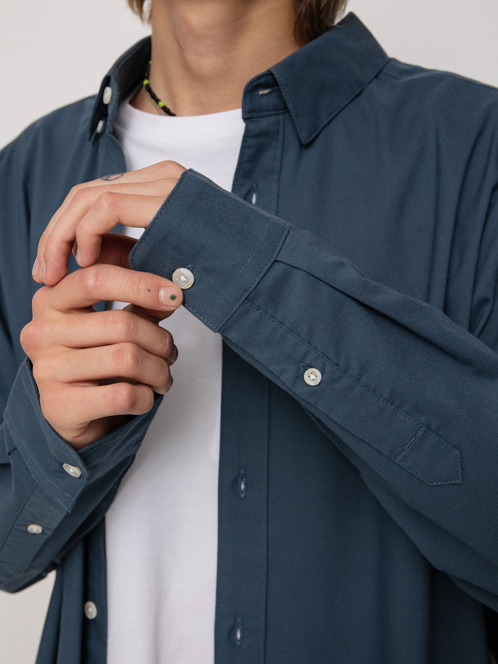 Koszula Volcom Oxford Stretch Ls (marina blue)