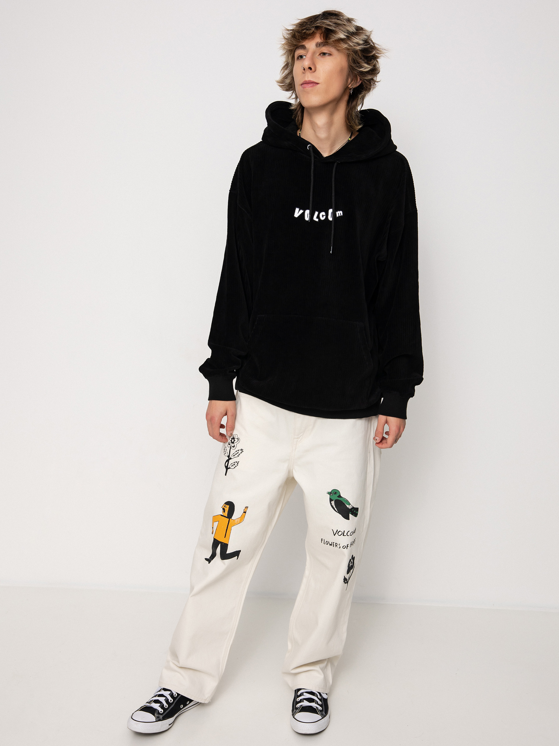 Bluza z kapturem Volcom New Eden HD (black)