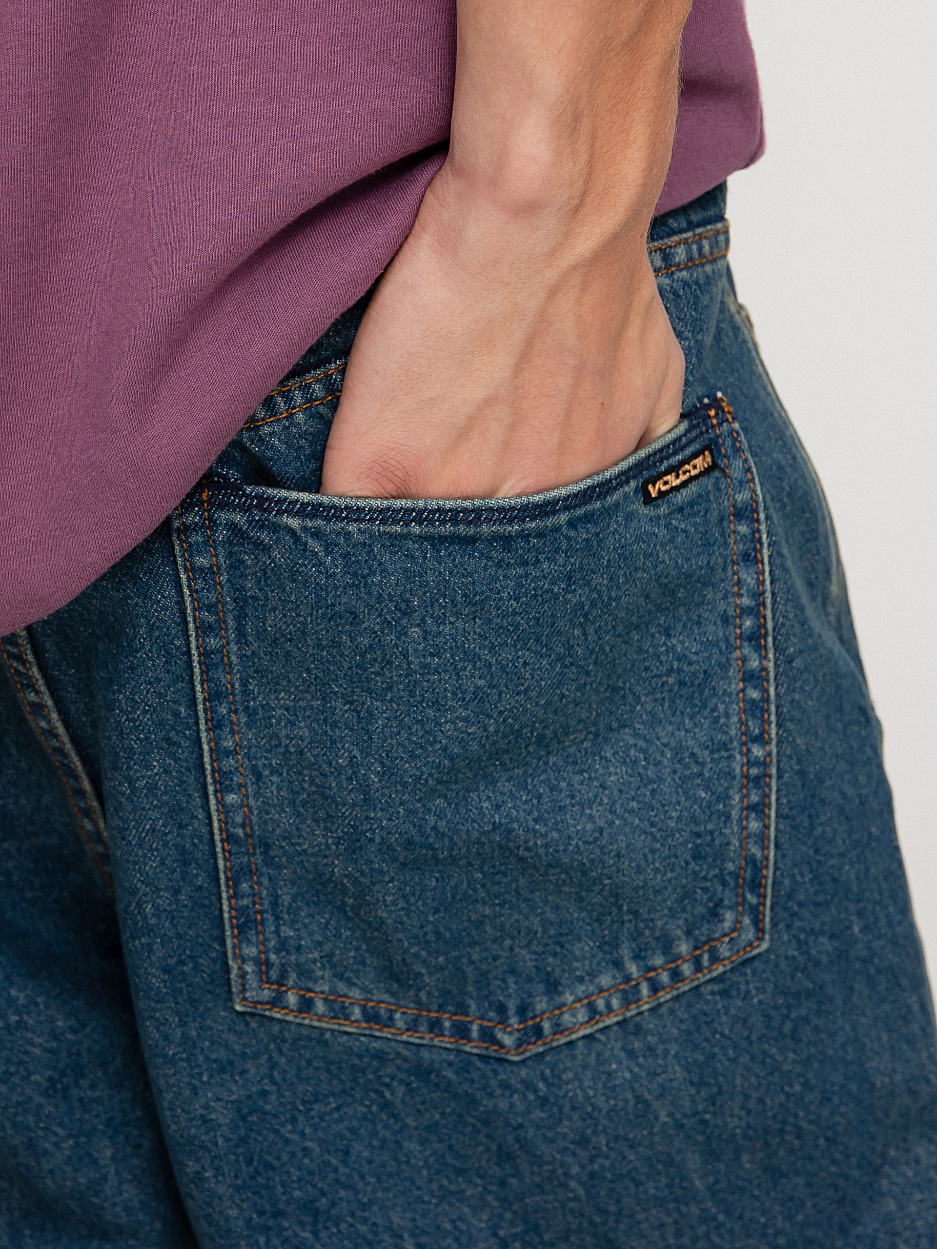 Spodnie Volcom Billow Tapered (indigo ridge wash)