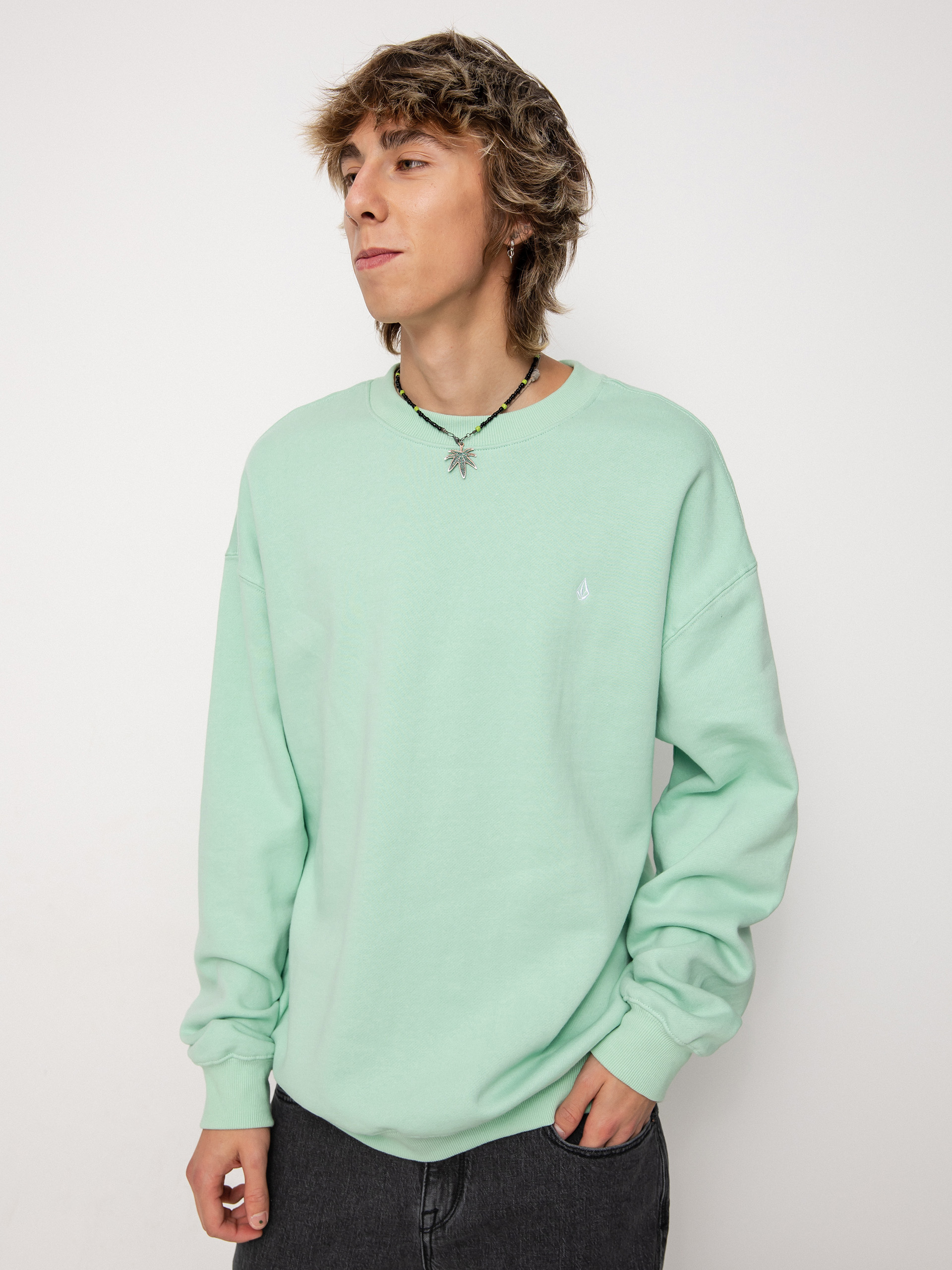 Bluza Volcom Single Stone Crew (lichen green)