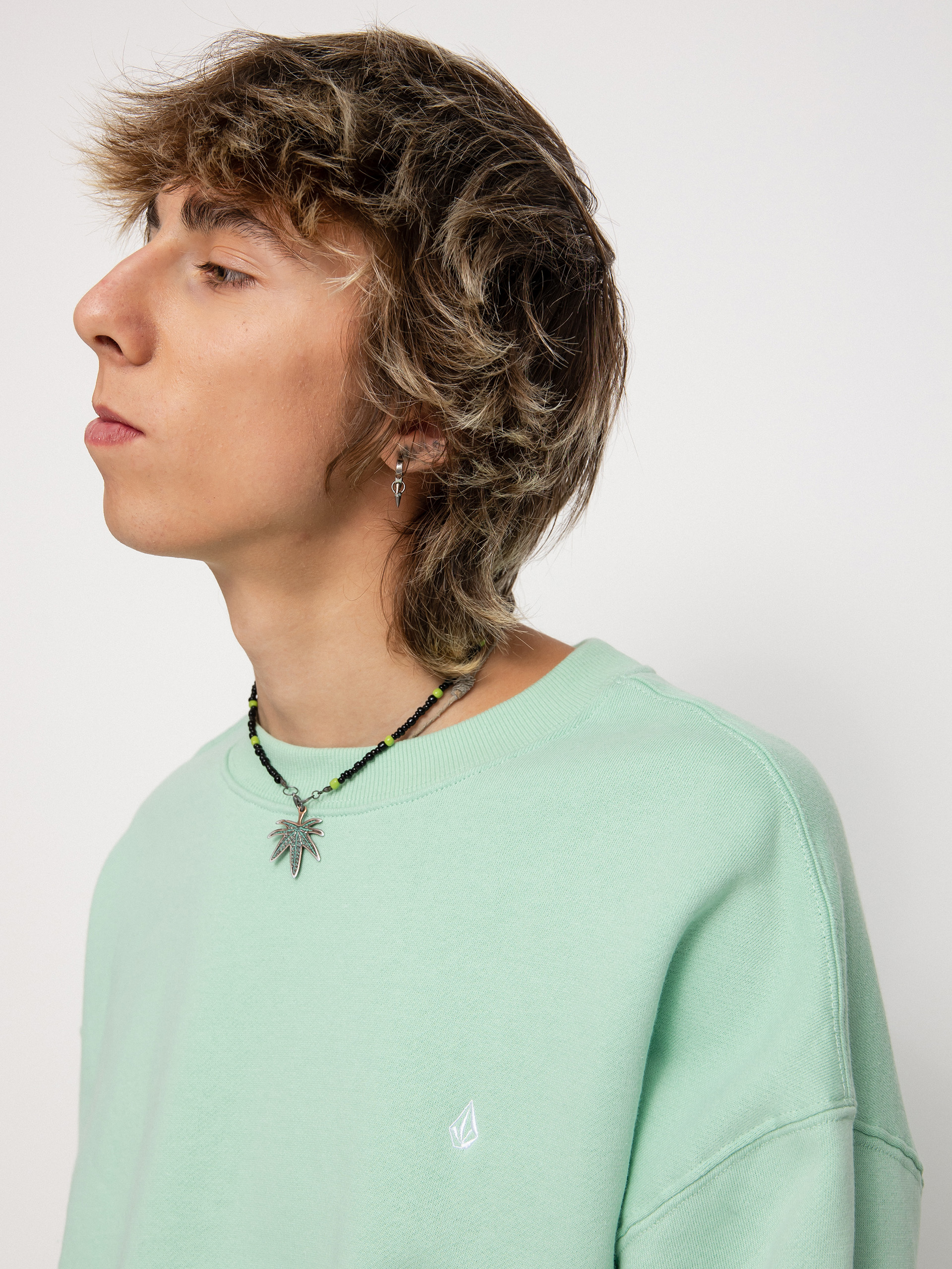 Bluza Volcom Single Stone Crew (lichen green)