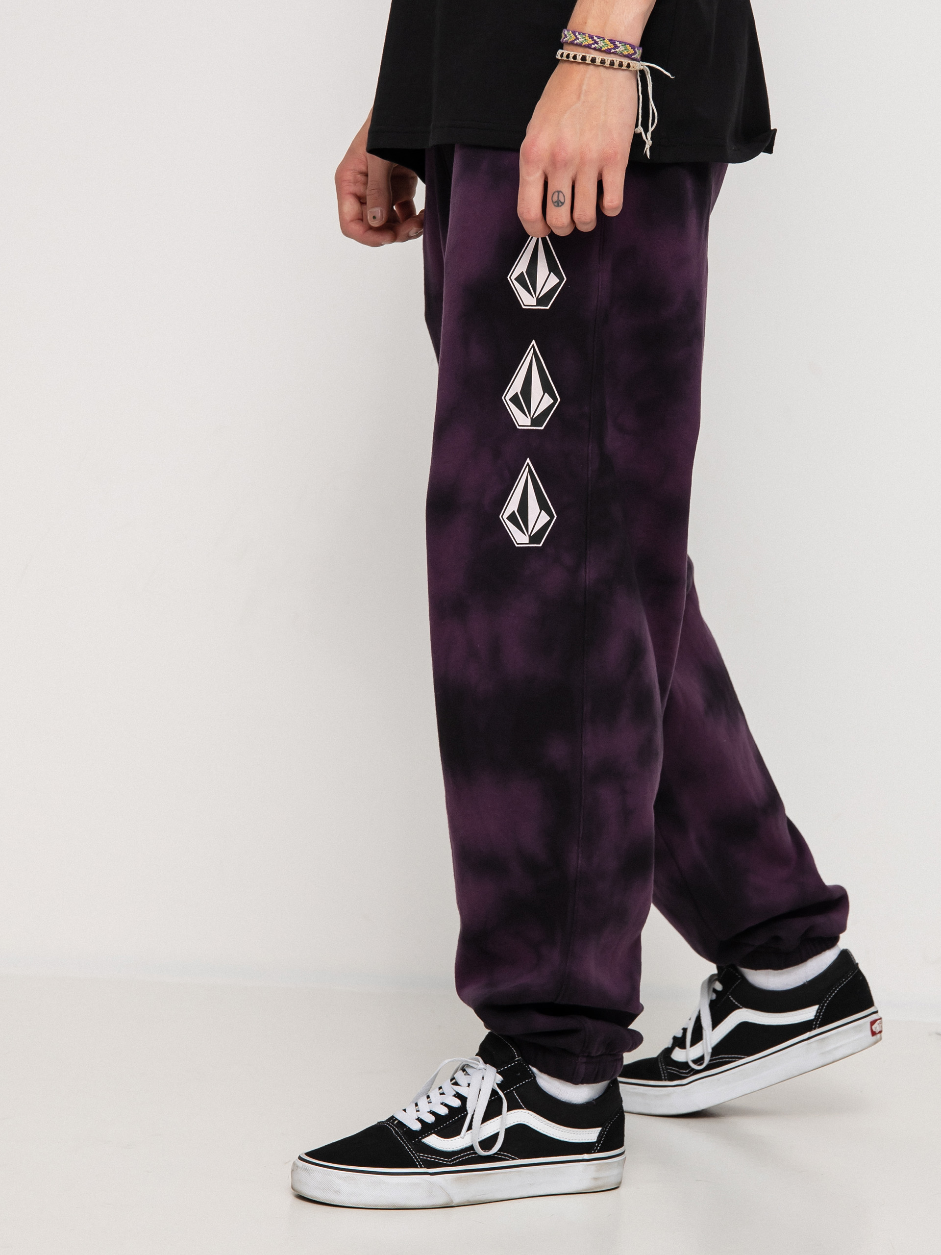 Spodnie Volcom Iconic Stone Plus Fleece (mulberry)