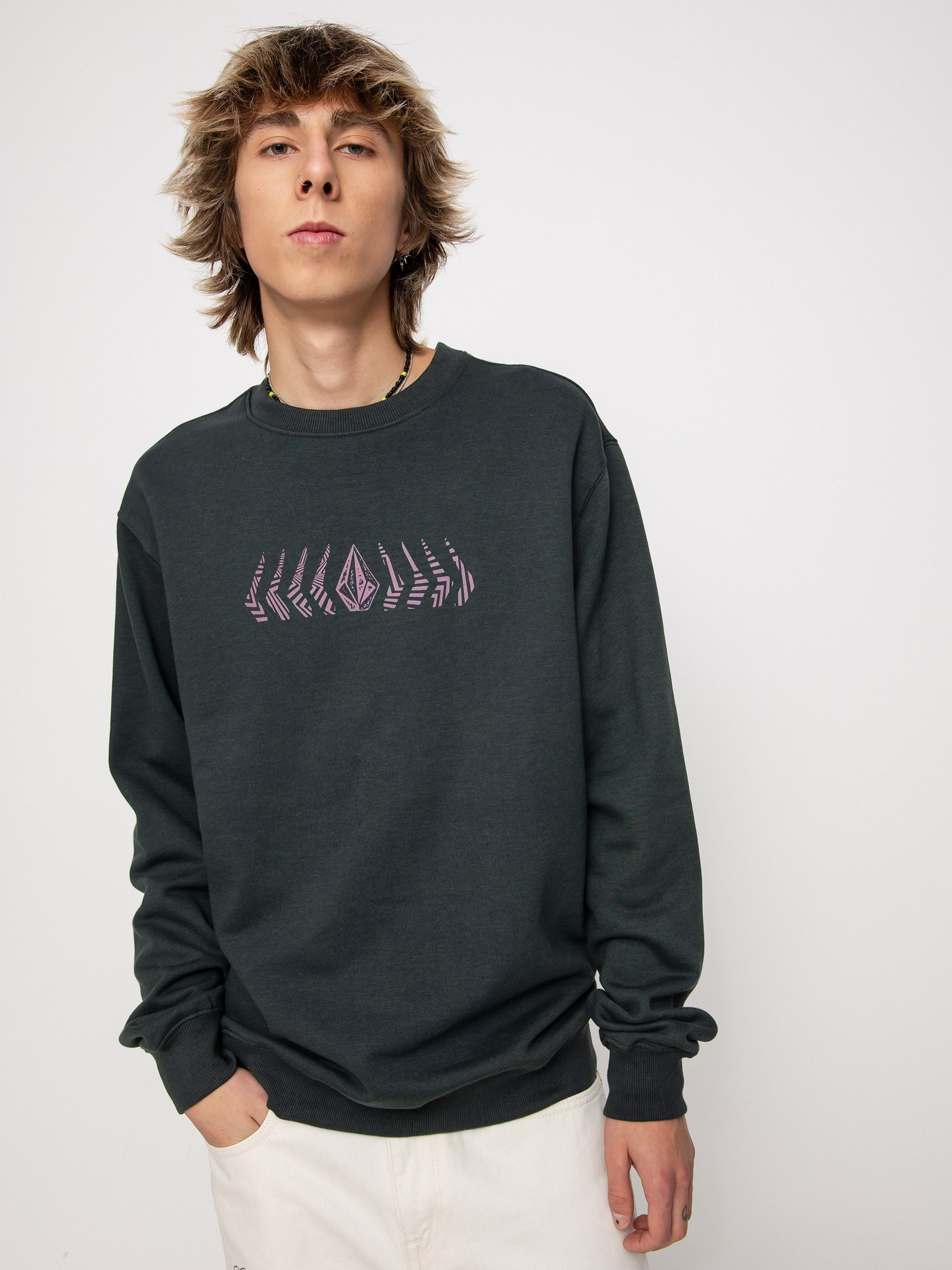 Bluza Volcom Hi School Crew (cedar green)