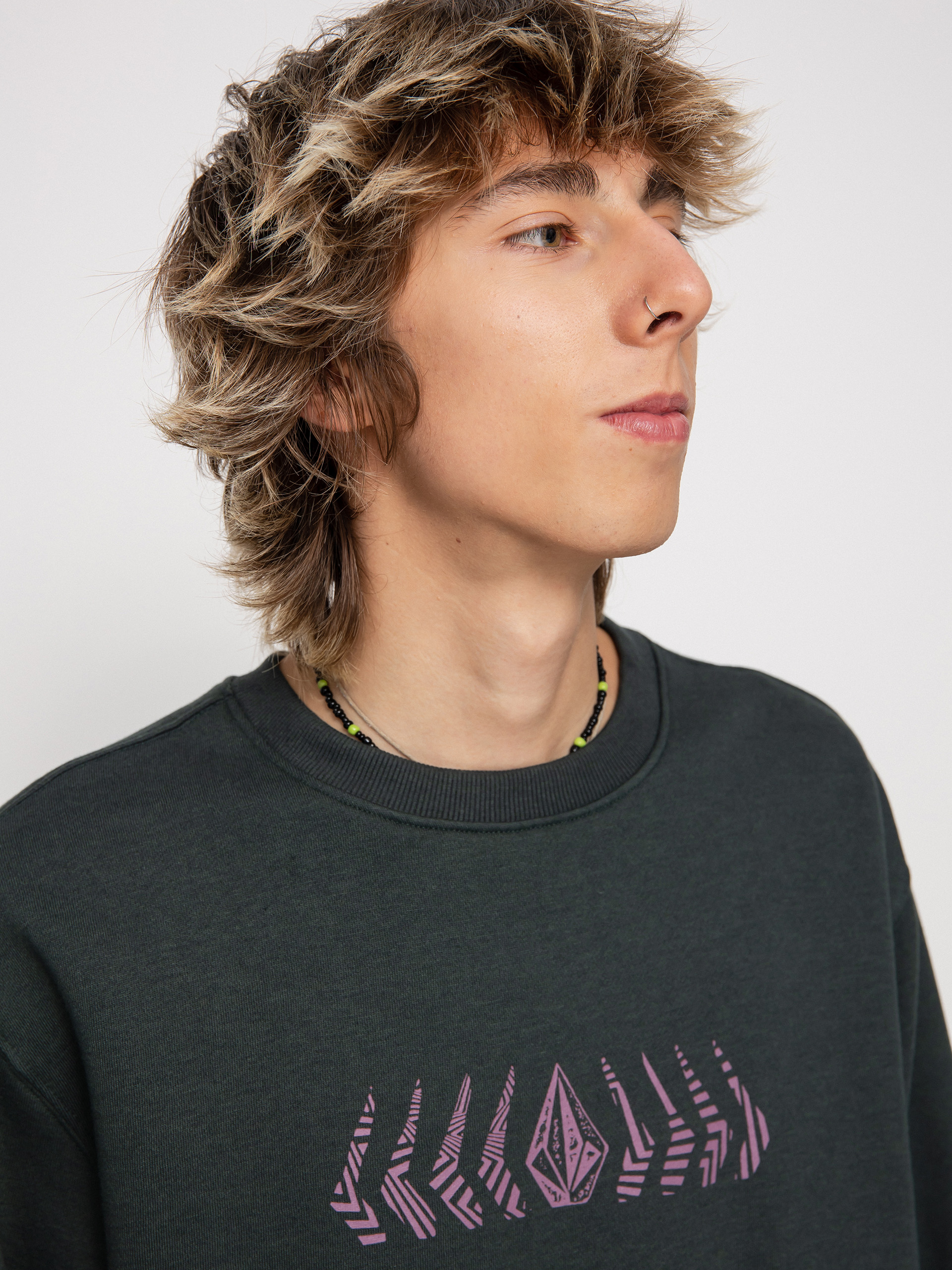 Bluza Volcom Hi School Crew (cedar green)