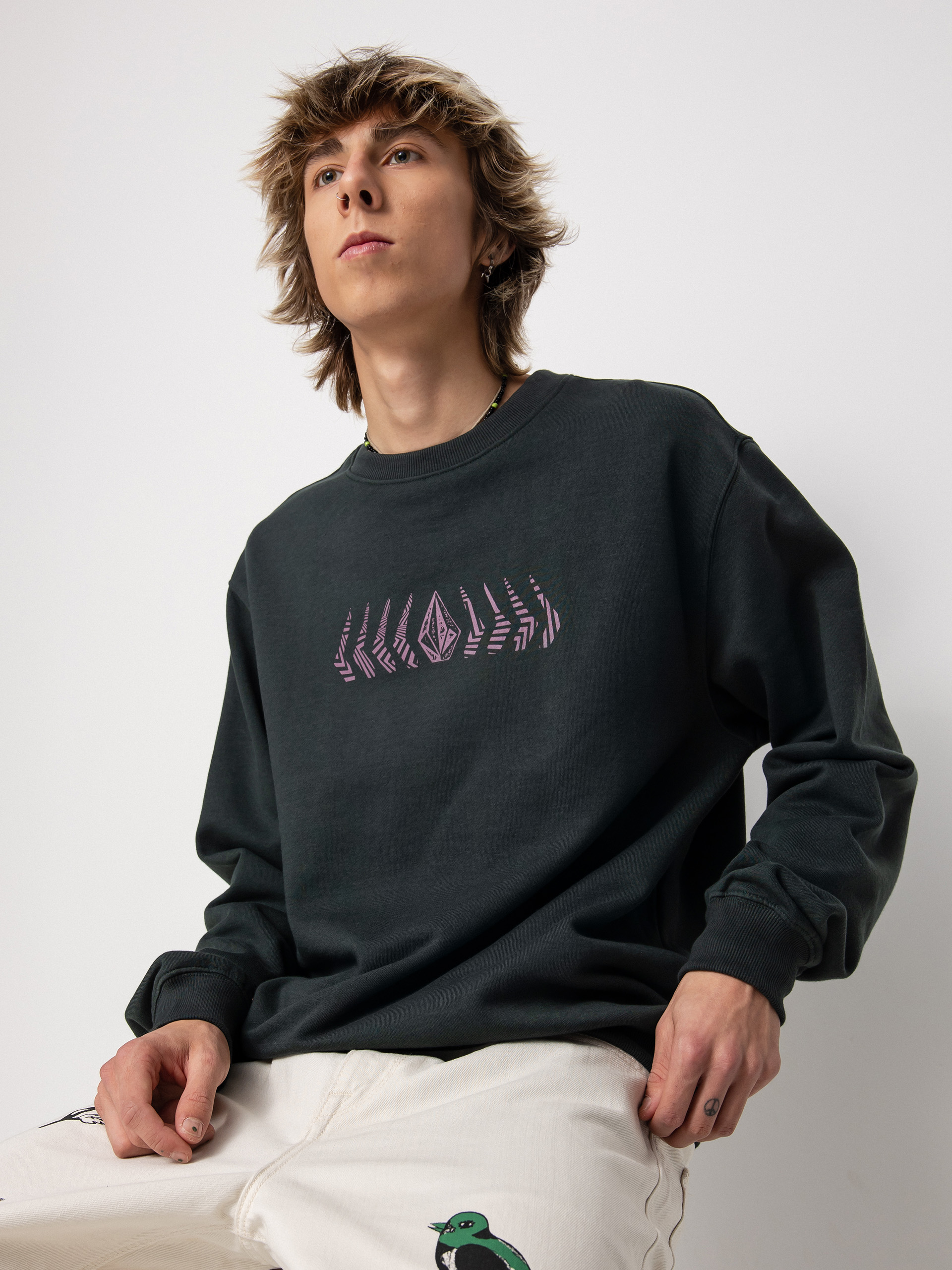 Bluza Volcom Hi School Crew (cedar green)