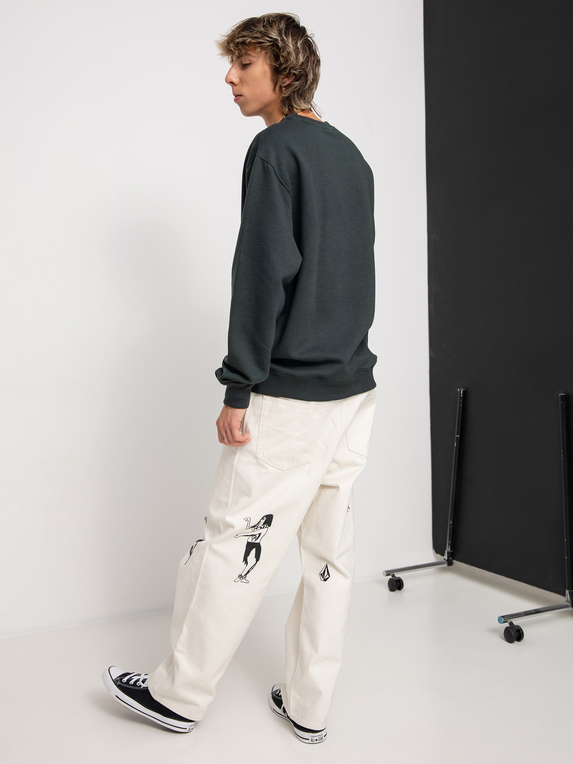 Bluza Volcom Hi School Crew (cedar green)