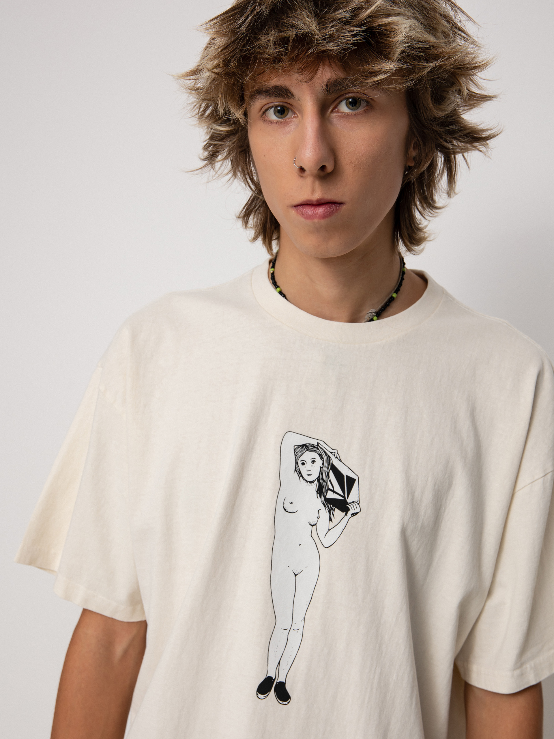 T-shirt Volcom Binik (whitecap grey)