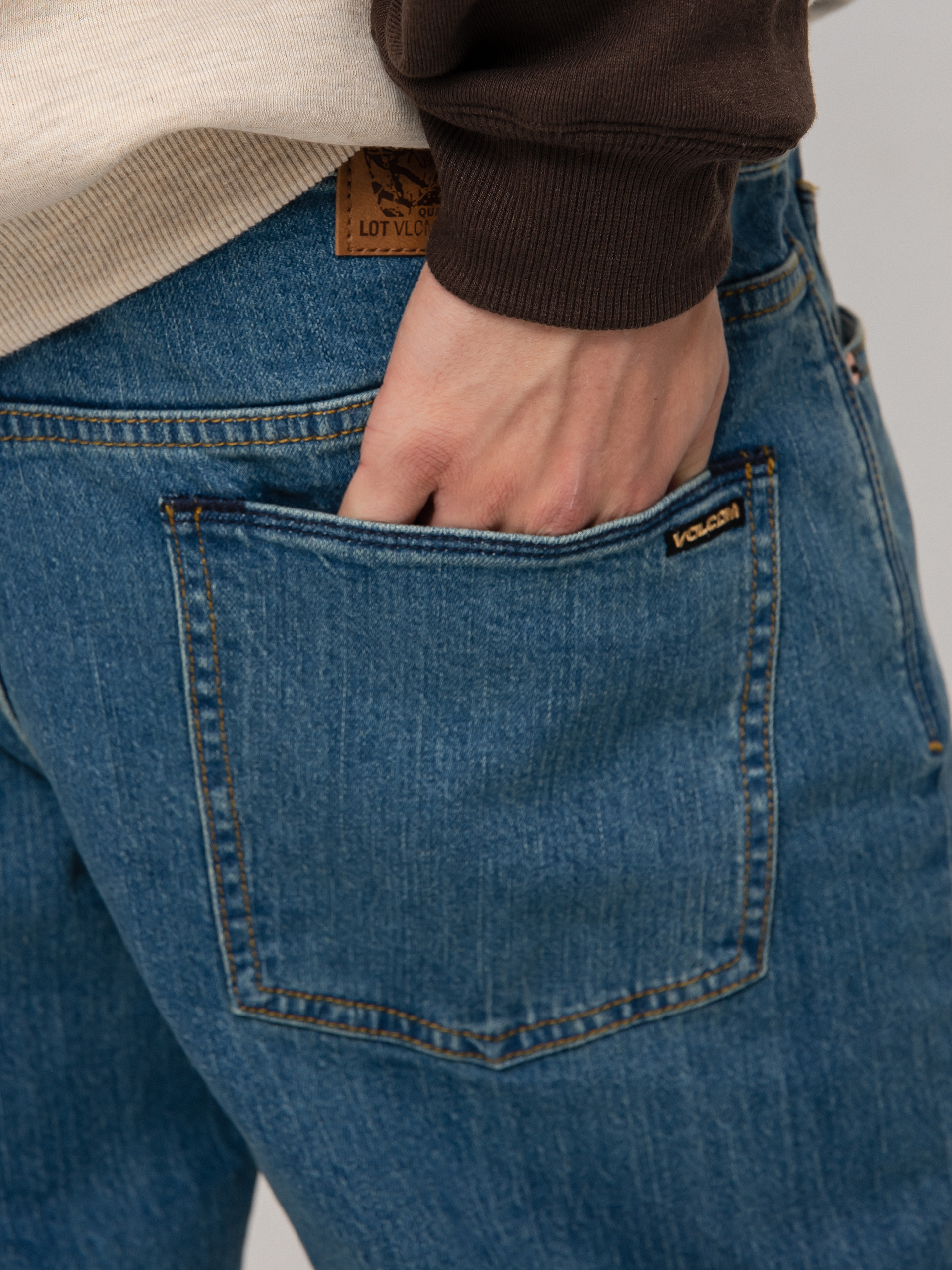 Spodnie Volcom Solver Denim (aged indigo)