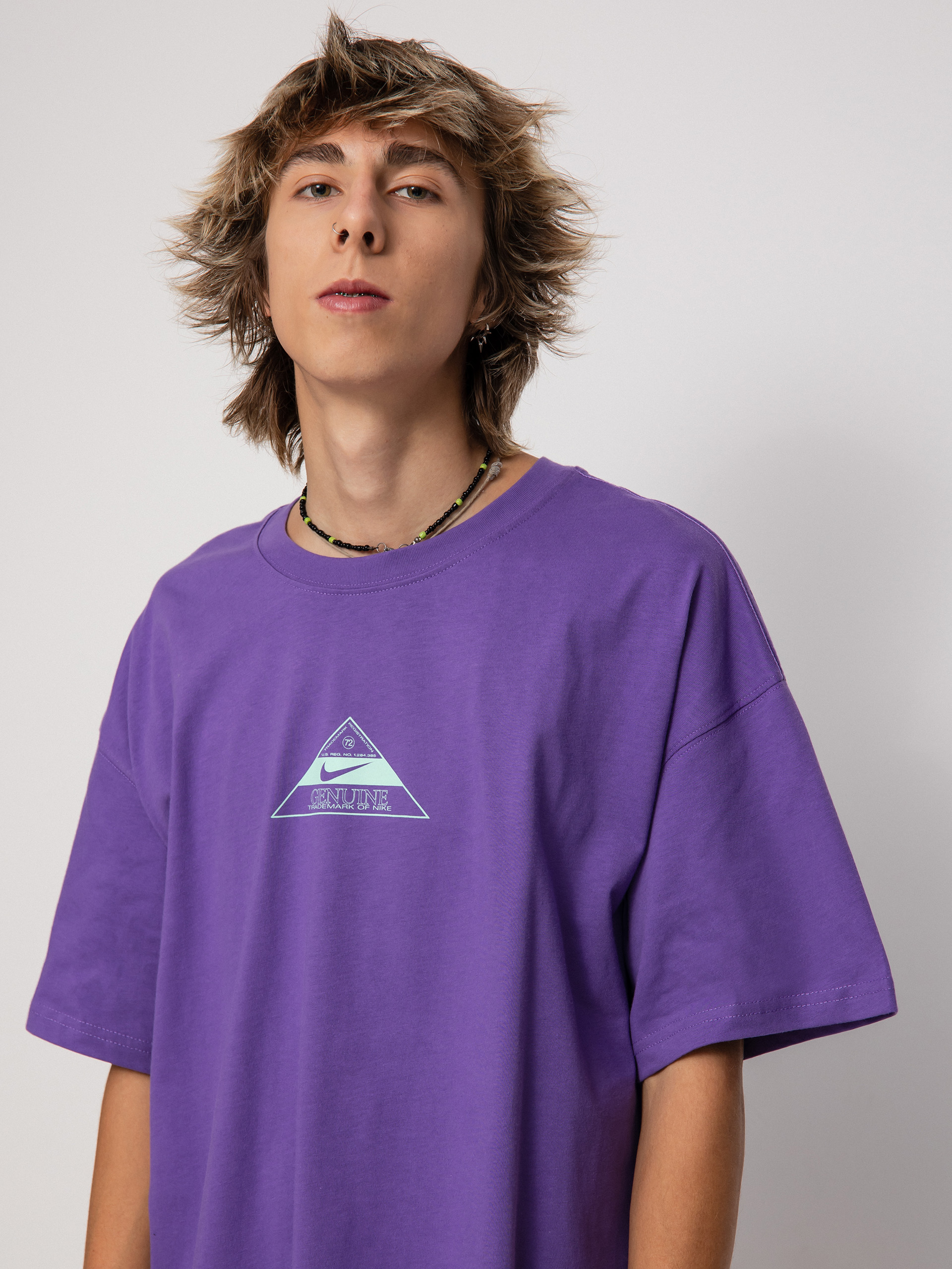 T-shirt Nike SB Trademark (action grape)