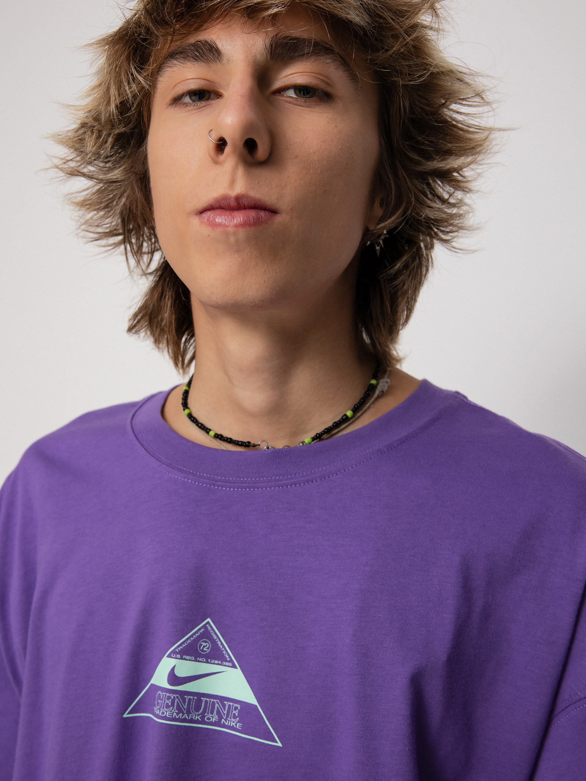 T-shirt Nike SB Trademark (action grape)