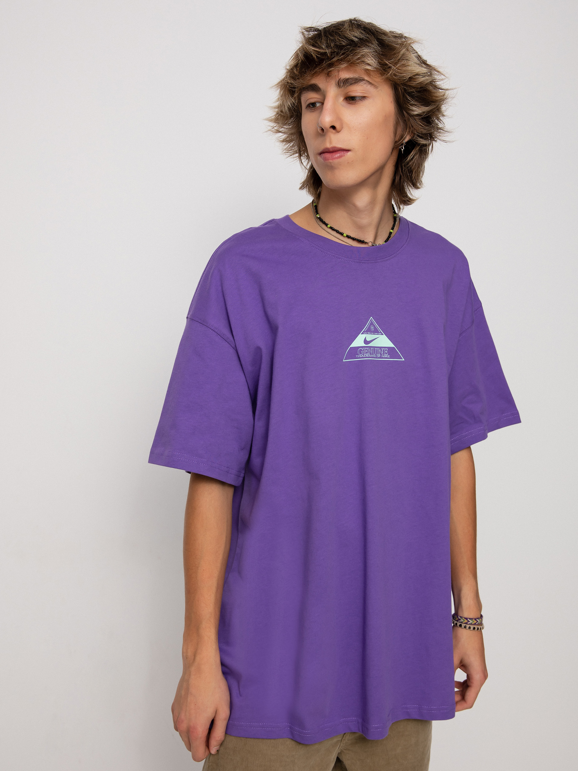 T-shirt Nike SB Trademark (action grape)
