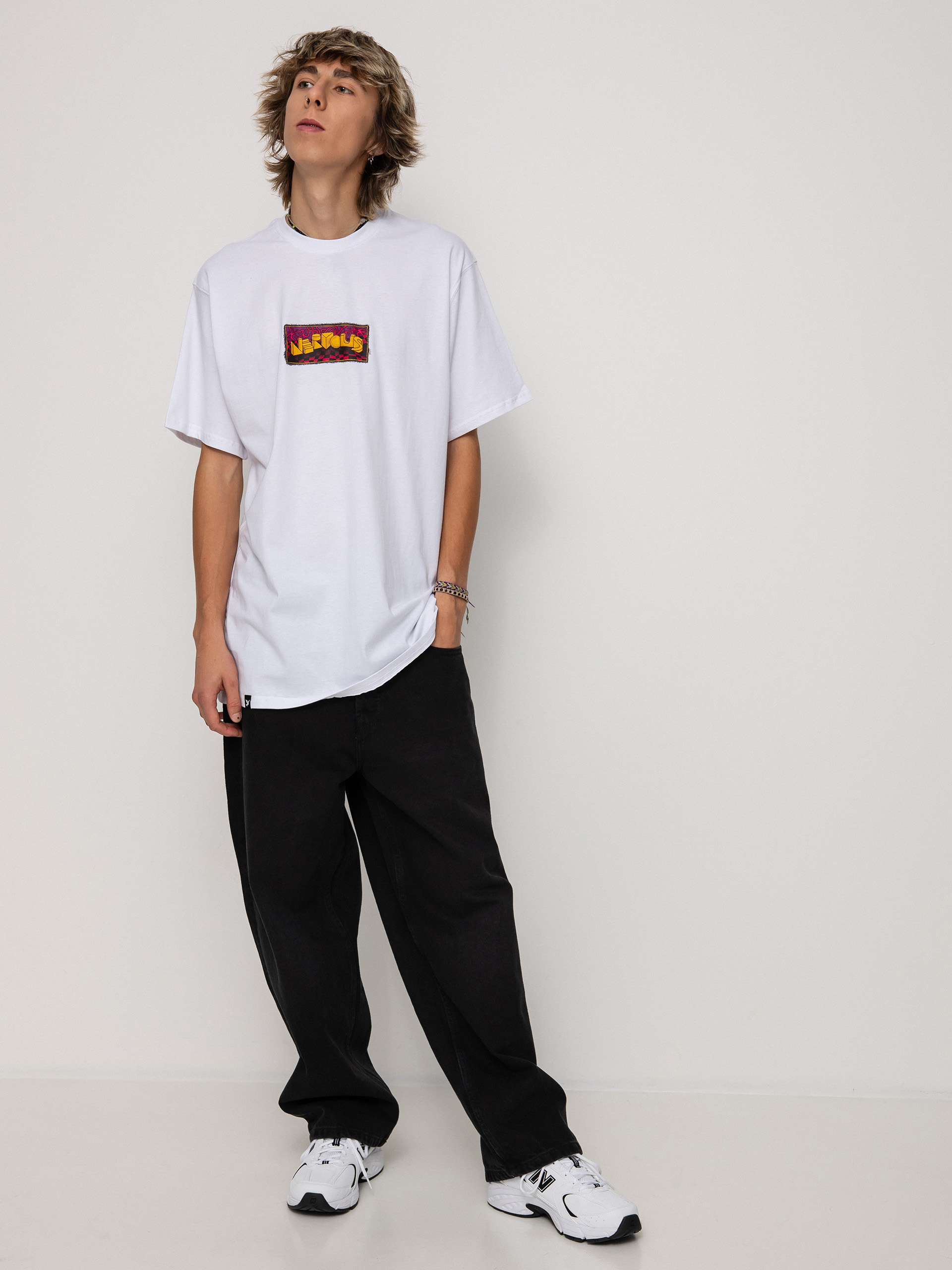 T-shirt Nervous Damn Game (white)