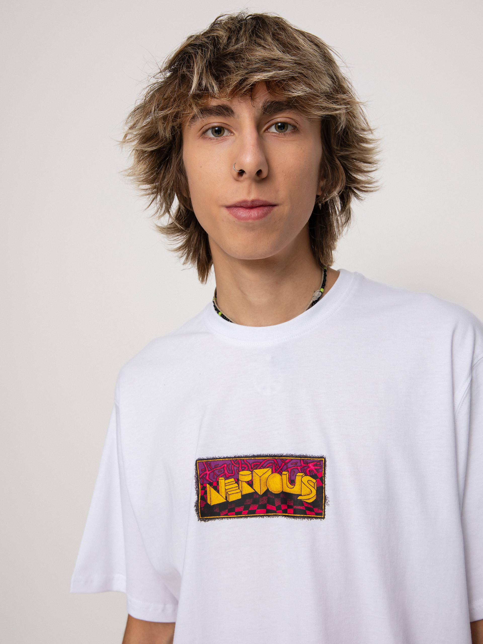 T-shirt Nervous Damn Game (white)
