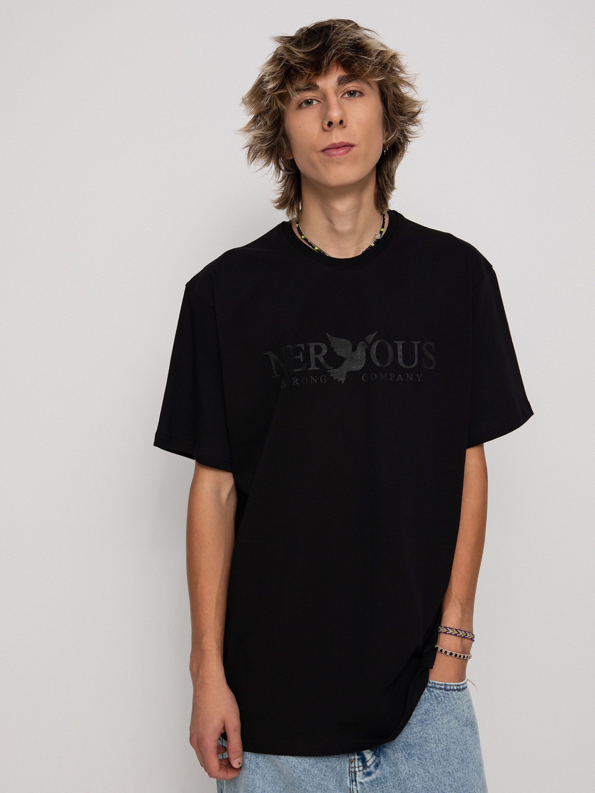 T-shirt Nervous Classic (black black)