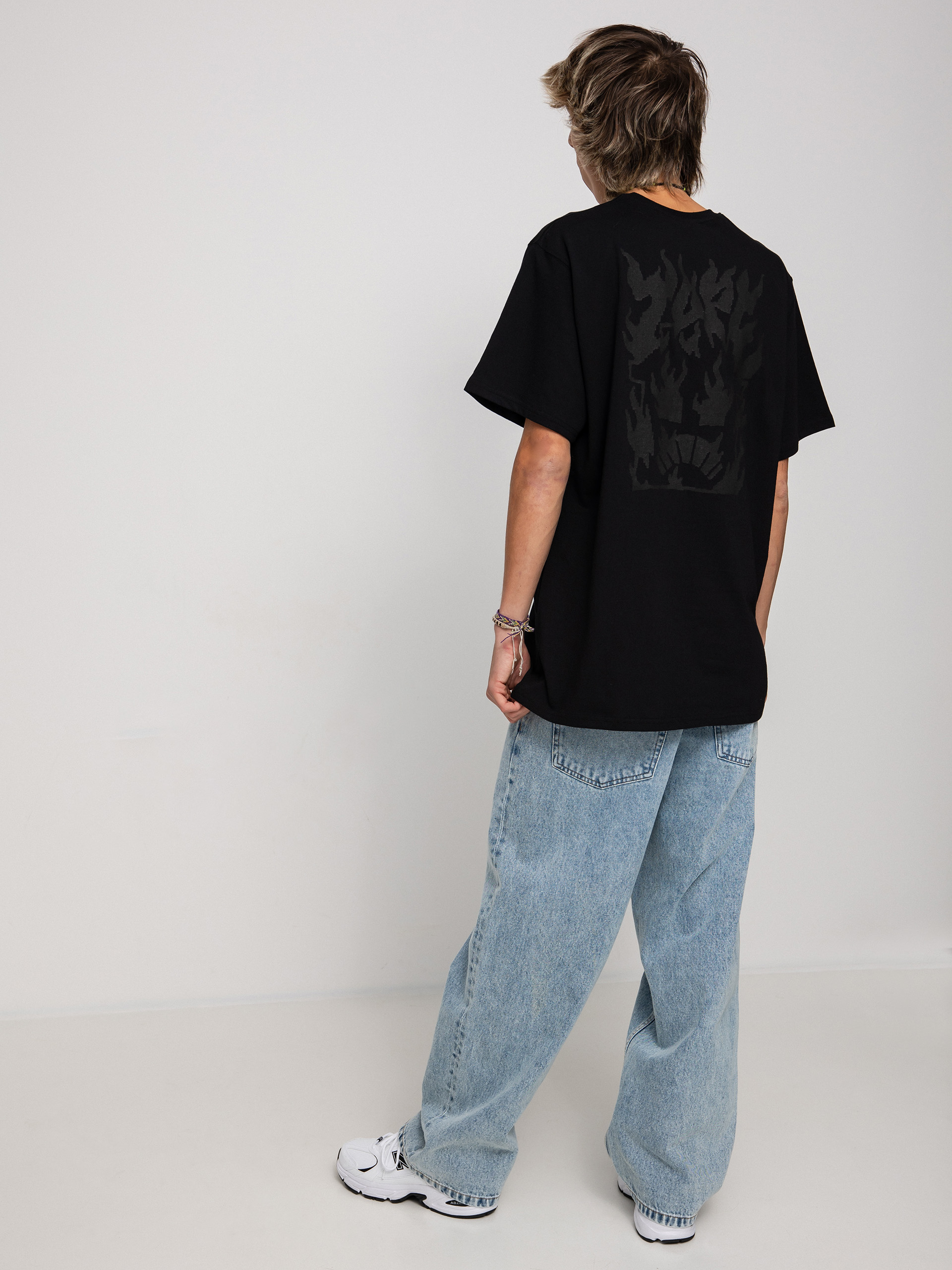 T-shirt Nervous X TOPE Burning House (black)