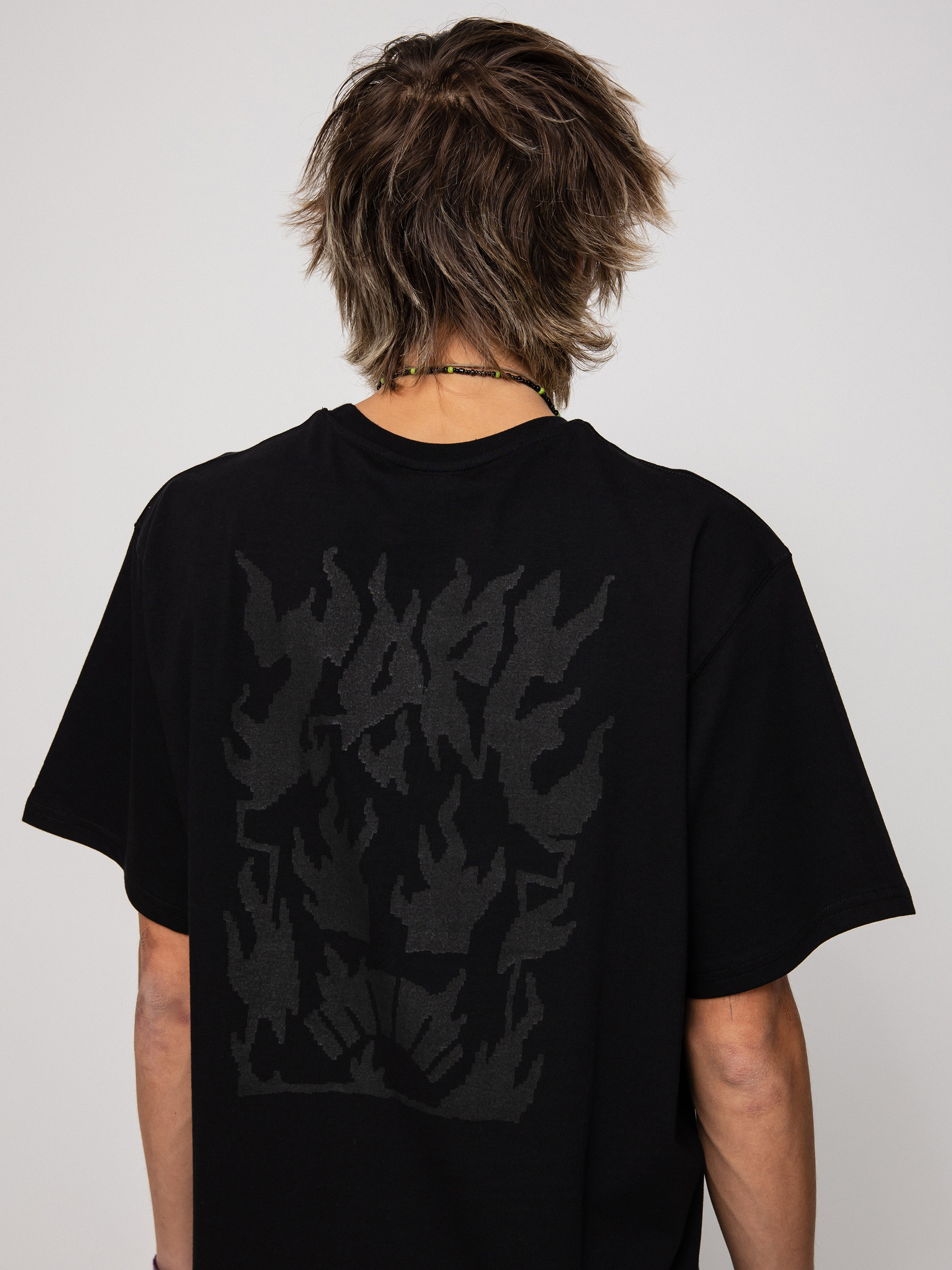 T-shirt Nervous X TOPE Burning House (black)