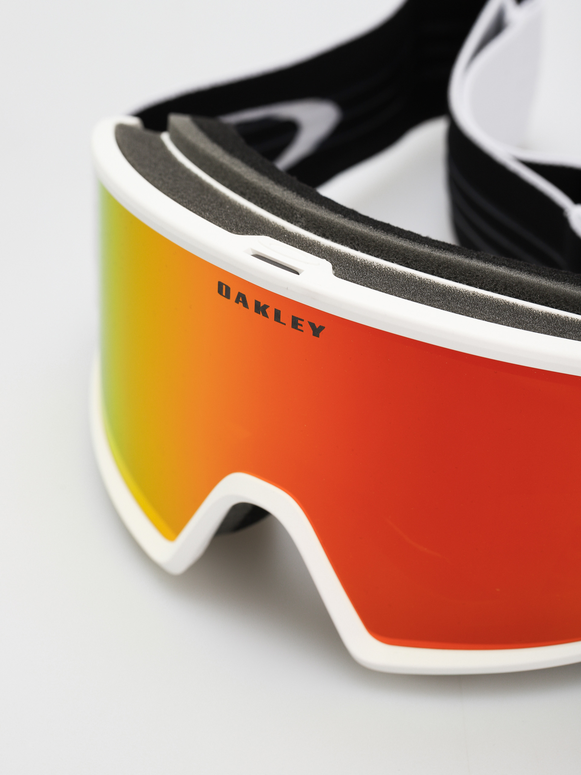 Gogle Oakley Target Line L (matte white/fire iridium)