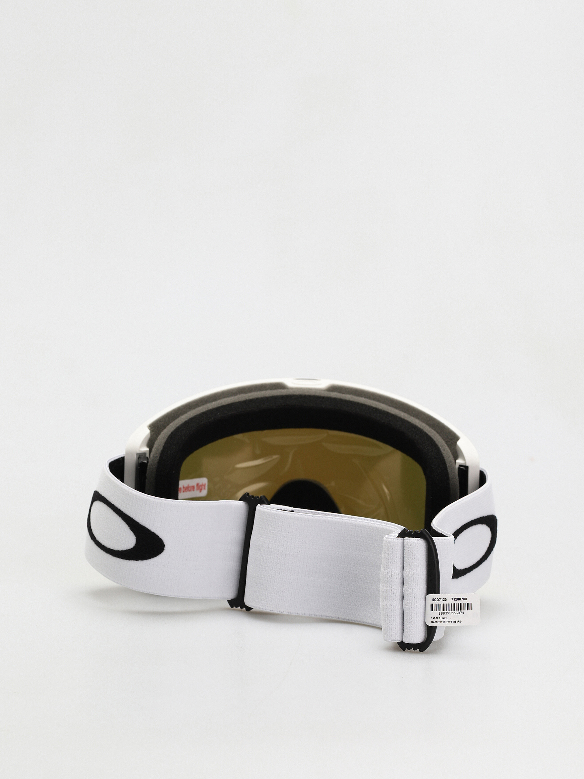 Gogle Oakley Target Line L (matte white/fire iridium)