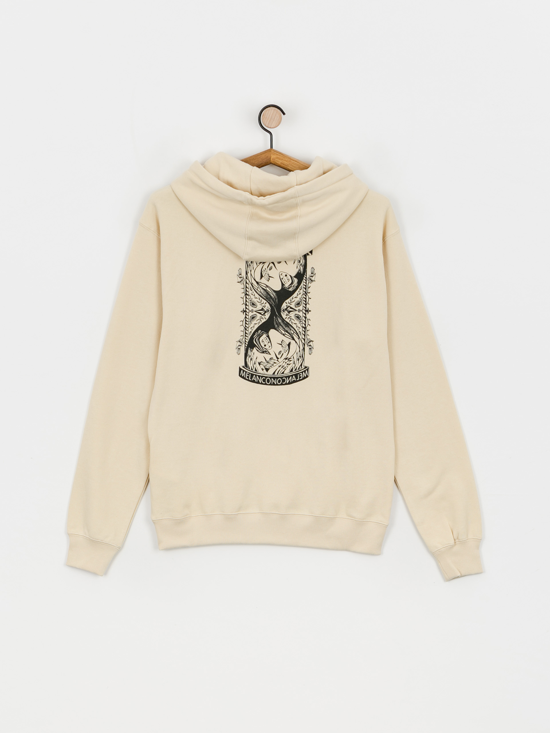 Bluza z kapturem Volcom Melancon HD Wmn (off white)