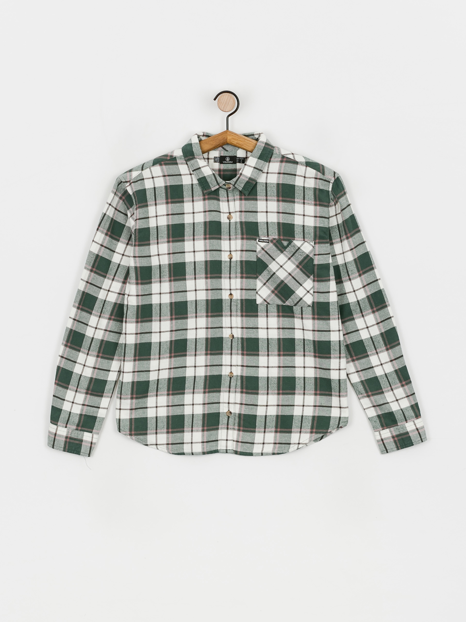 Koszula Volcom Plaid To Meet U Ls Wmn (dark pine)