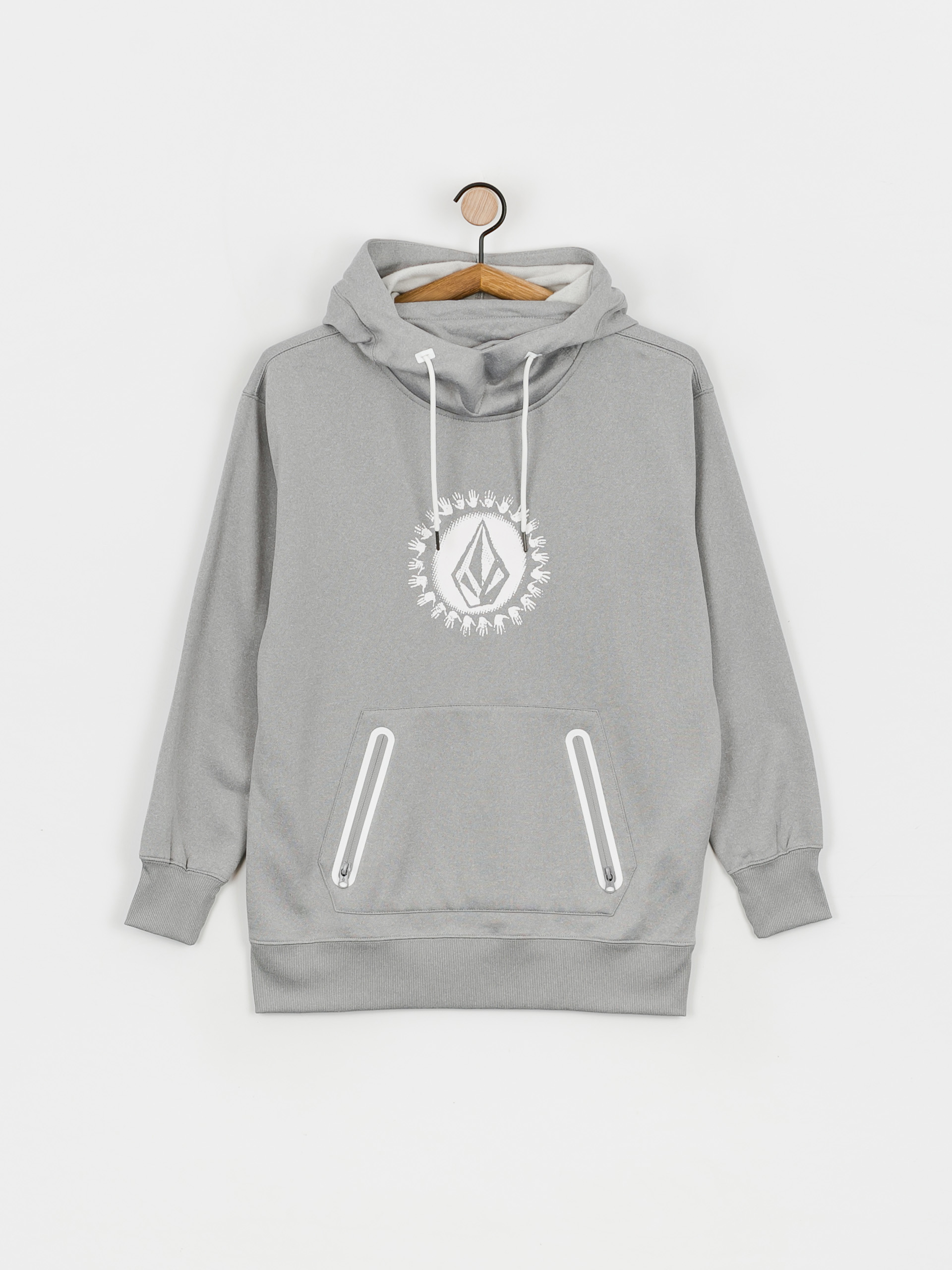 Damska Bluza aktywna Volcom Spring Shred HD (heather grey)