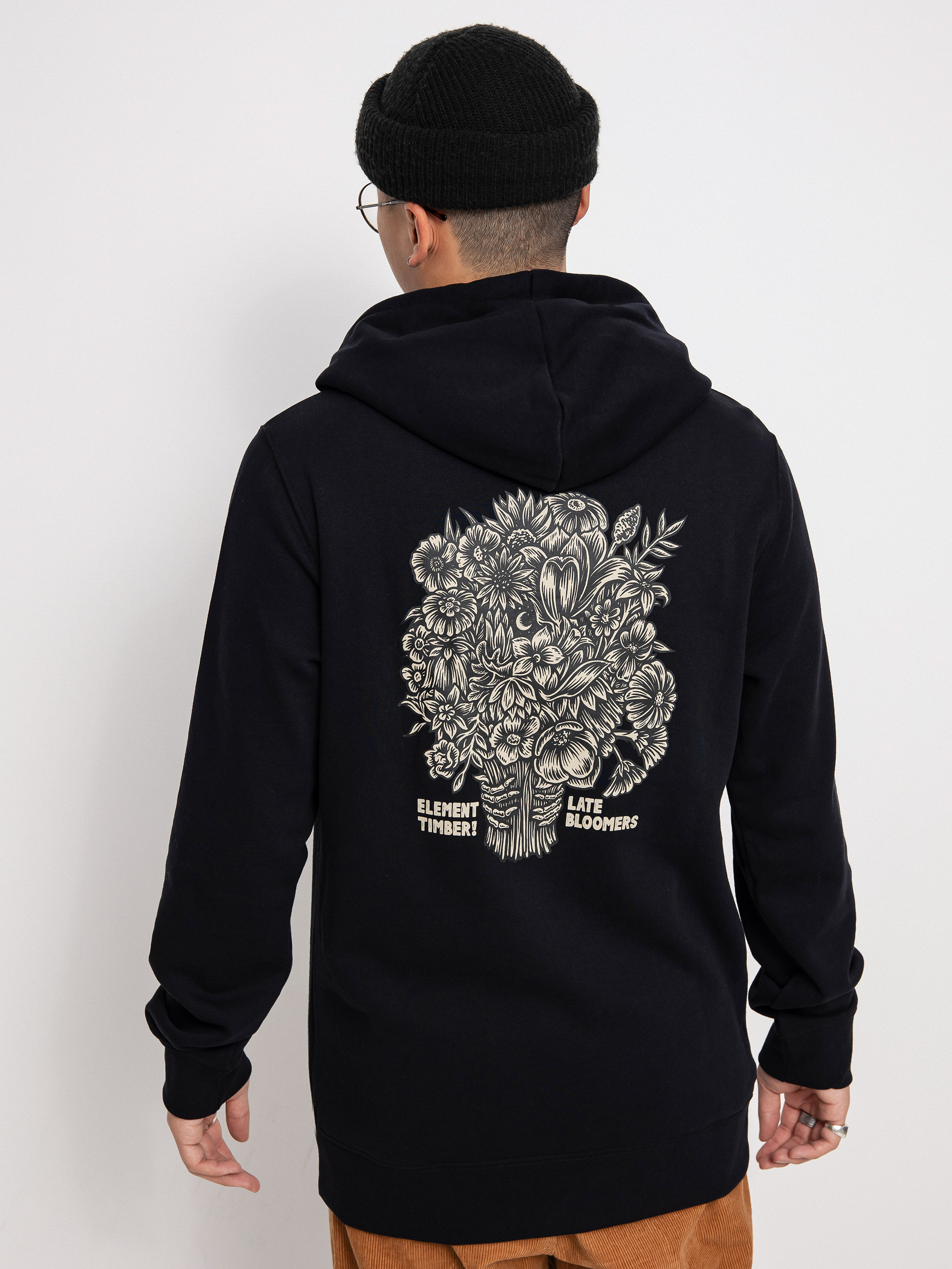 Bluza z kapturem Element Bouquet (flint black)