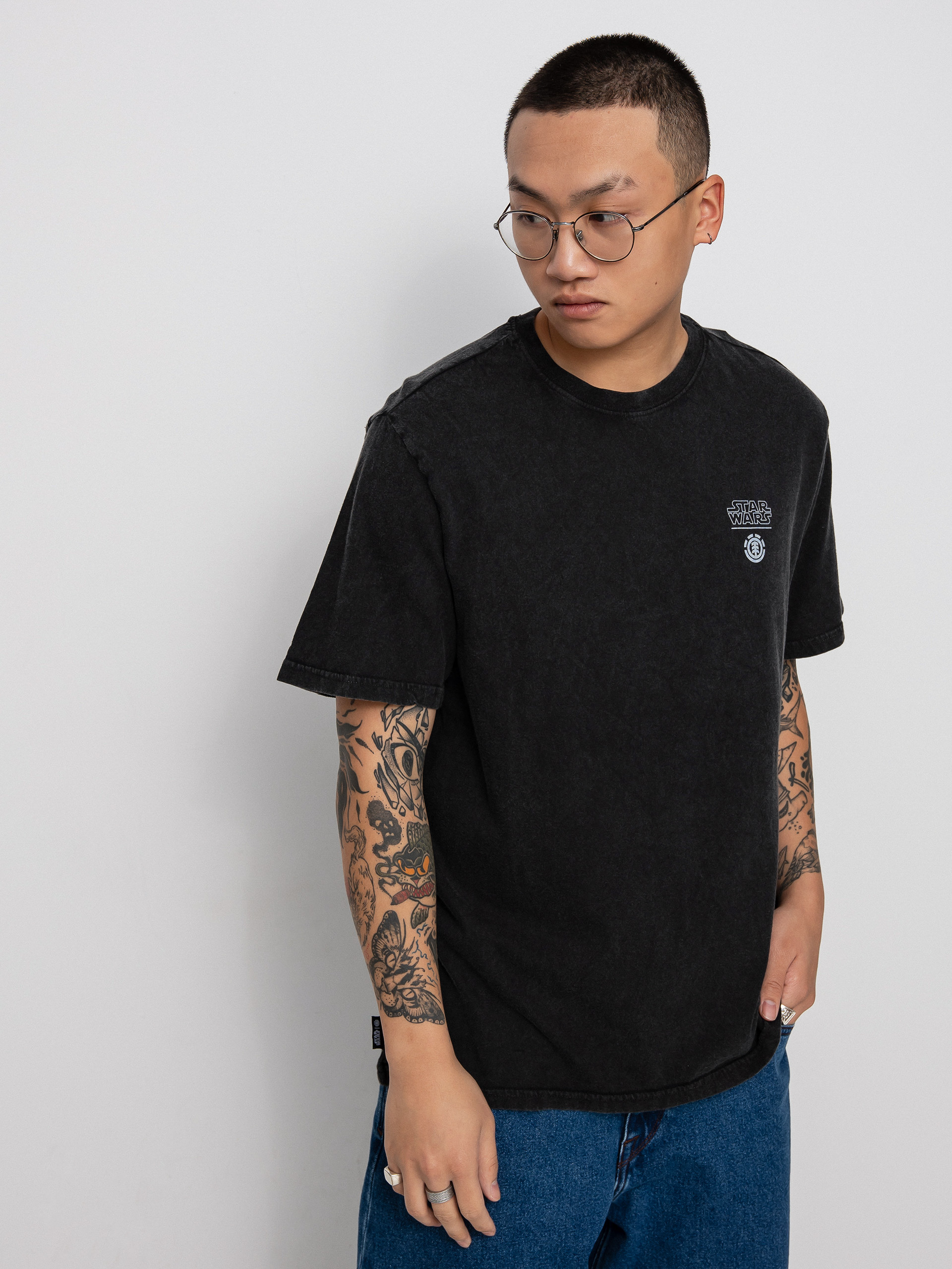 T-shirt Element Deathstar (washed black)