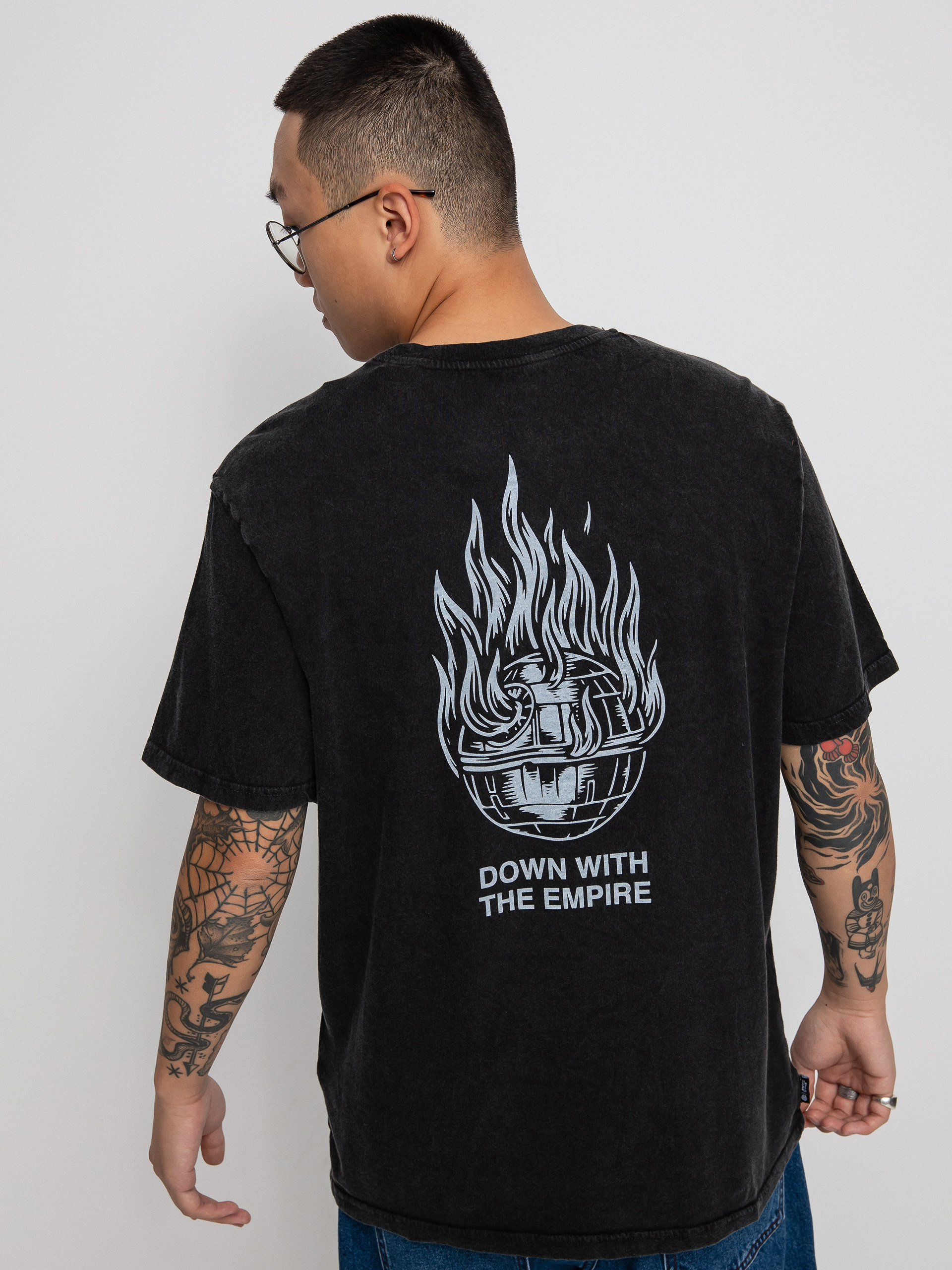 T-shirt Element Deathstar (washed black)