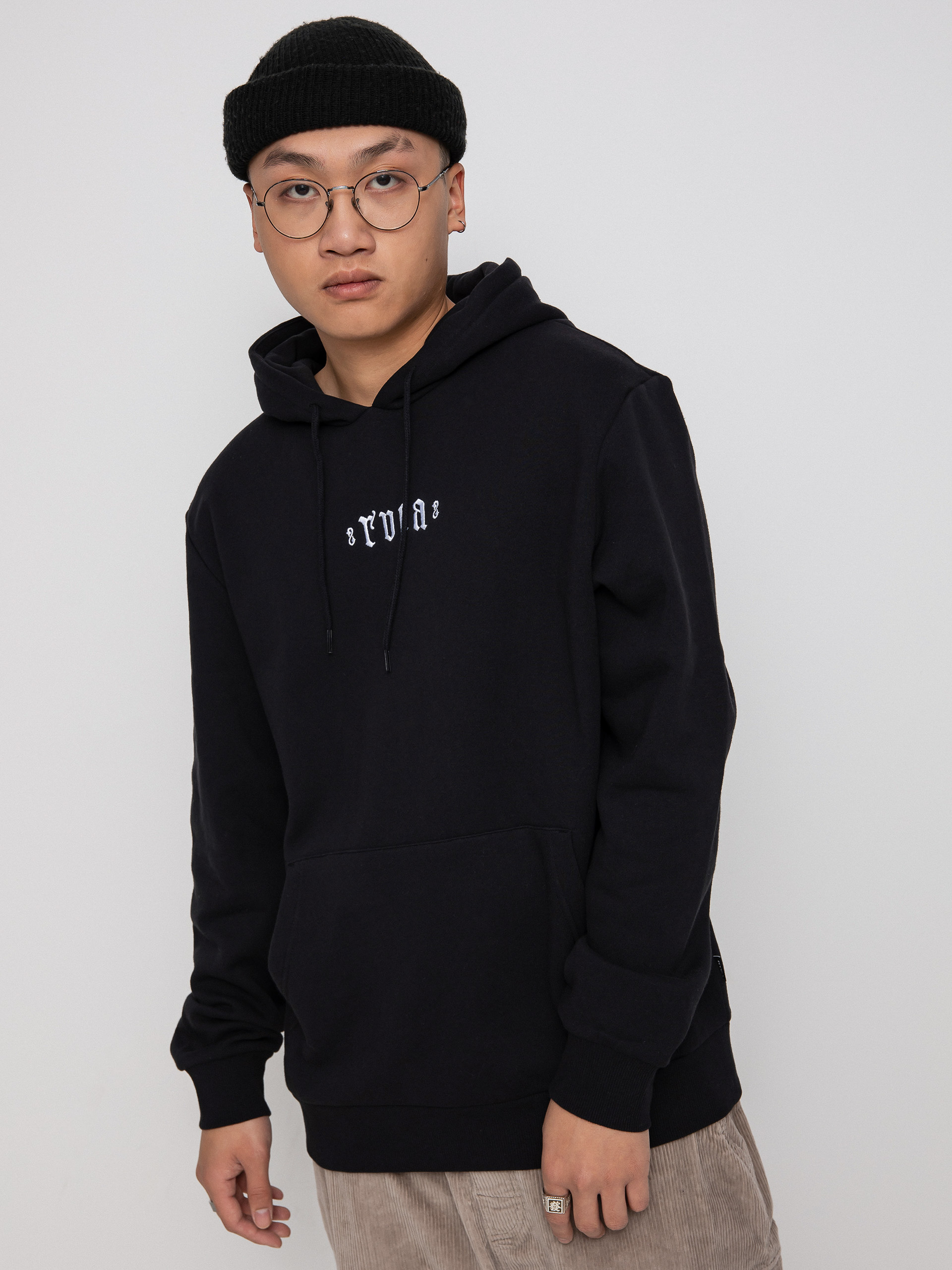 Bluza z kapturem RVCA Floral Skulls HD (black)