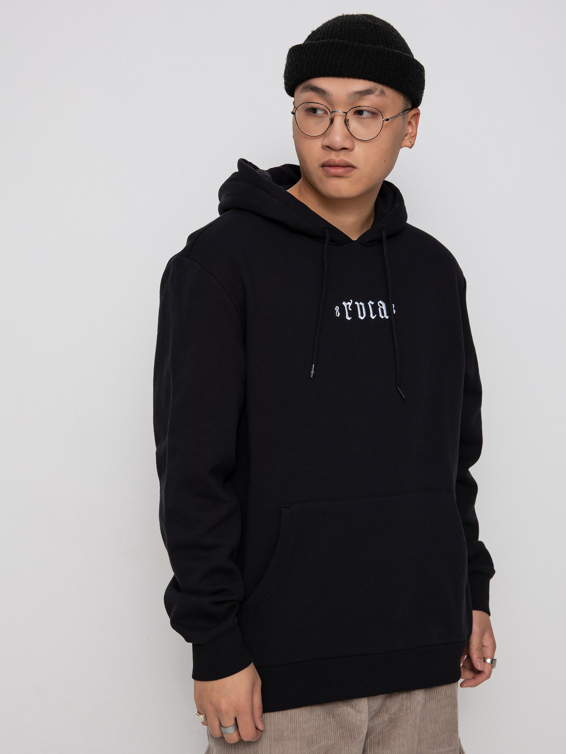Bluza z kapturem RVCA Floral Skulls HD (black)