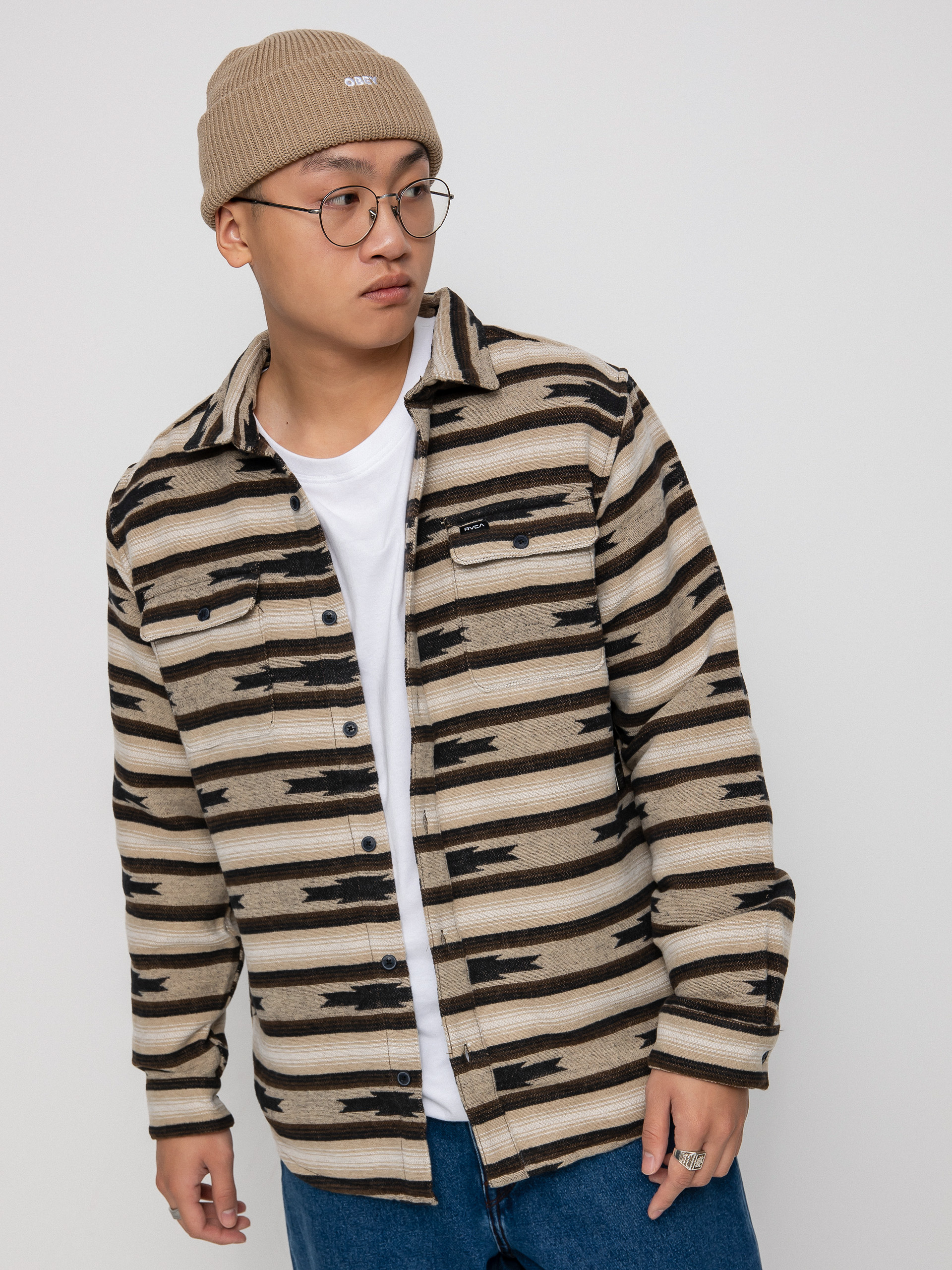 Koszula RVCA Rvca Blanket Ls (khaki)