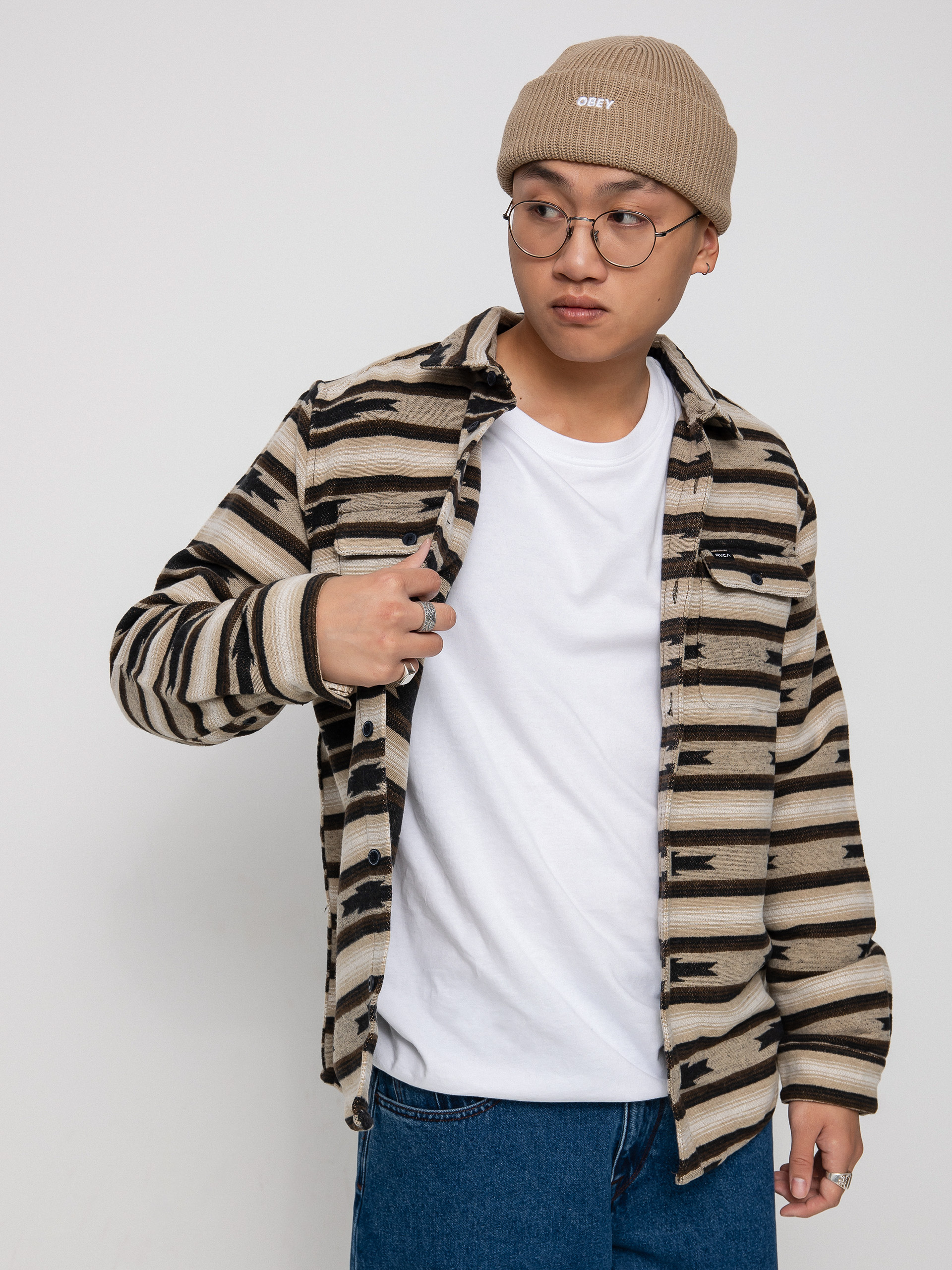 Koszula RVCA Rvca Blanket Ls (khaki)