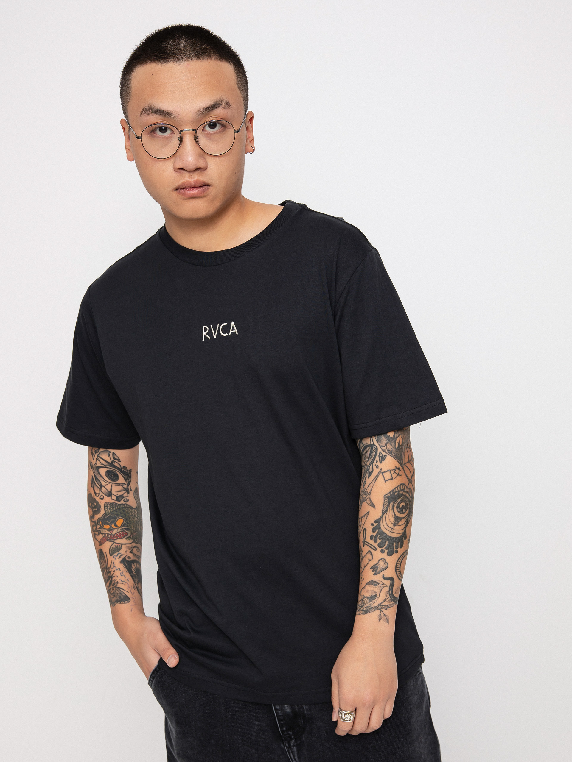 T-shirt RVCA Storks (black)