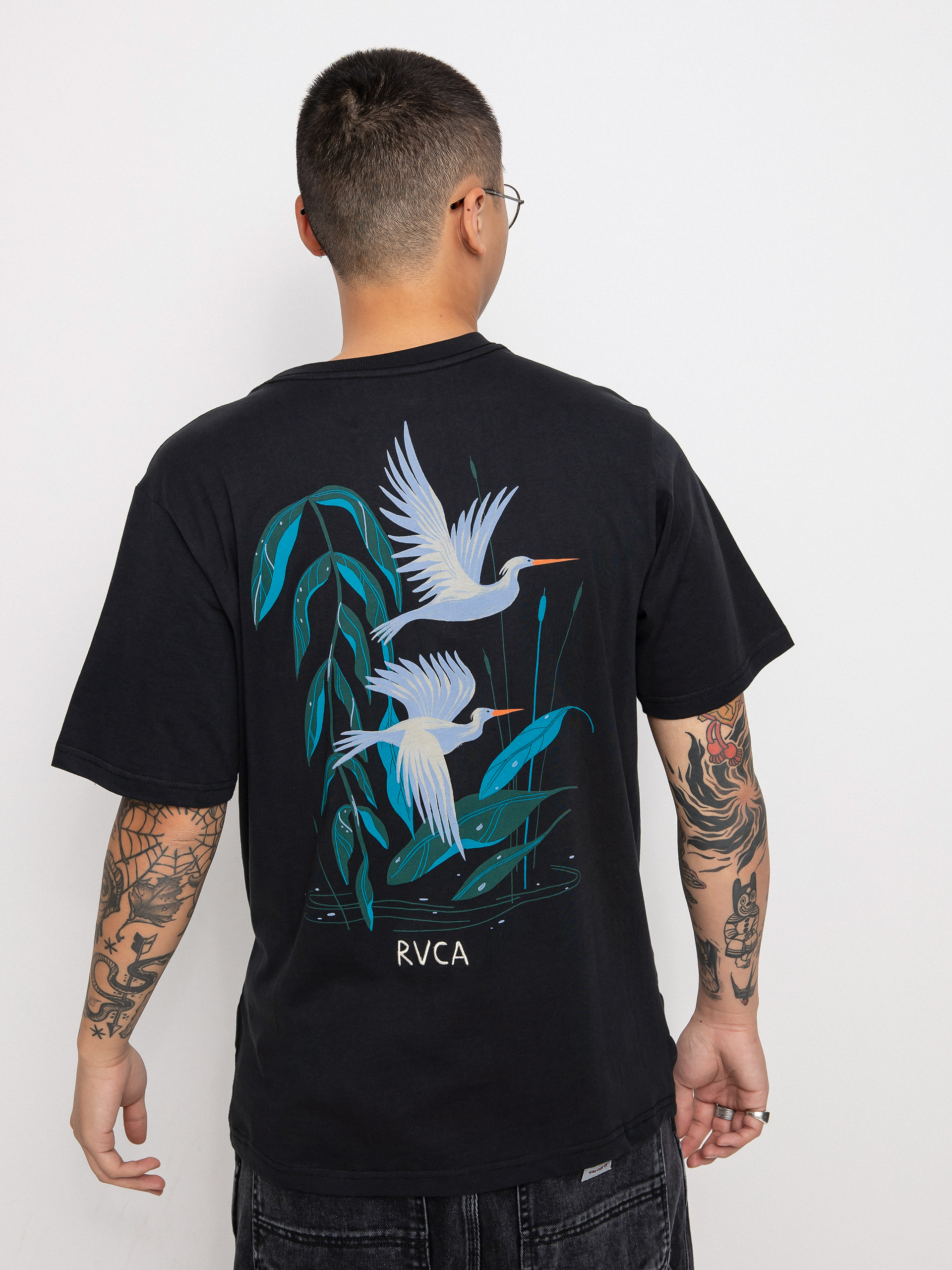 T-shirt RVCA Storks (black)
