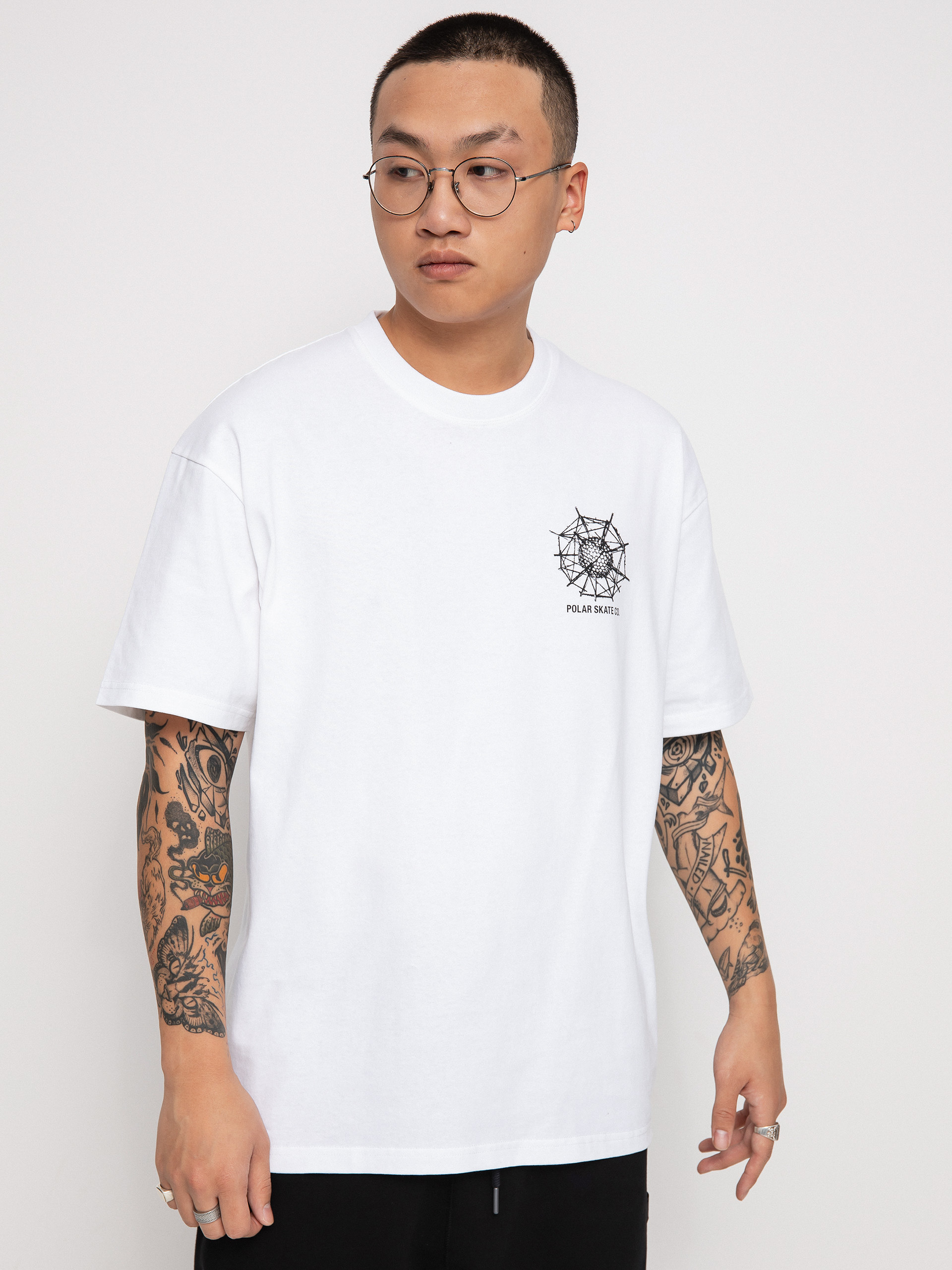 T-shirt Polar Skate Structural Order (white)