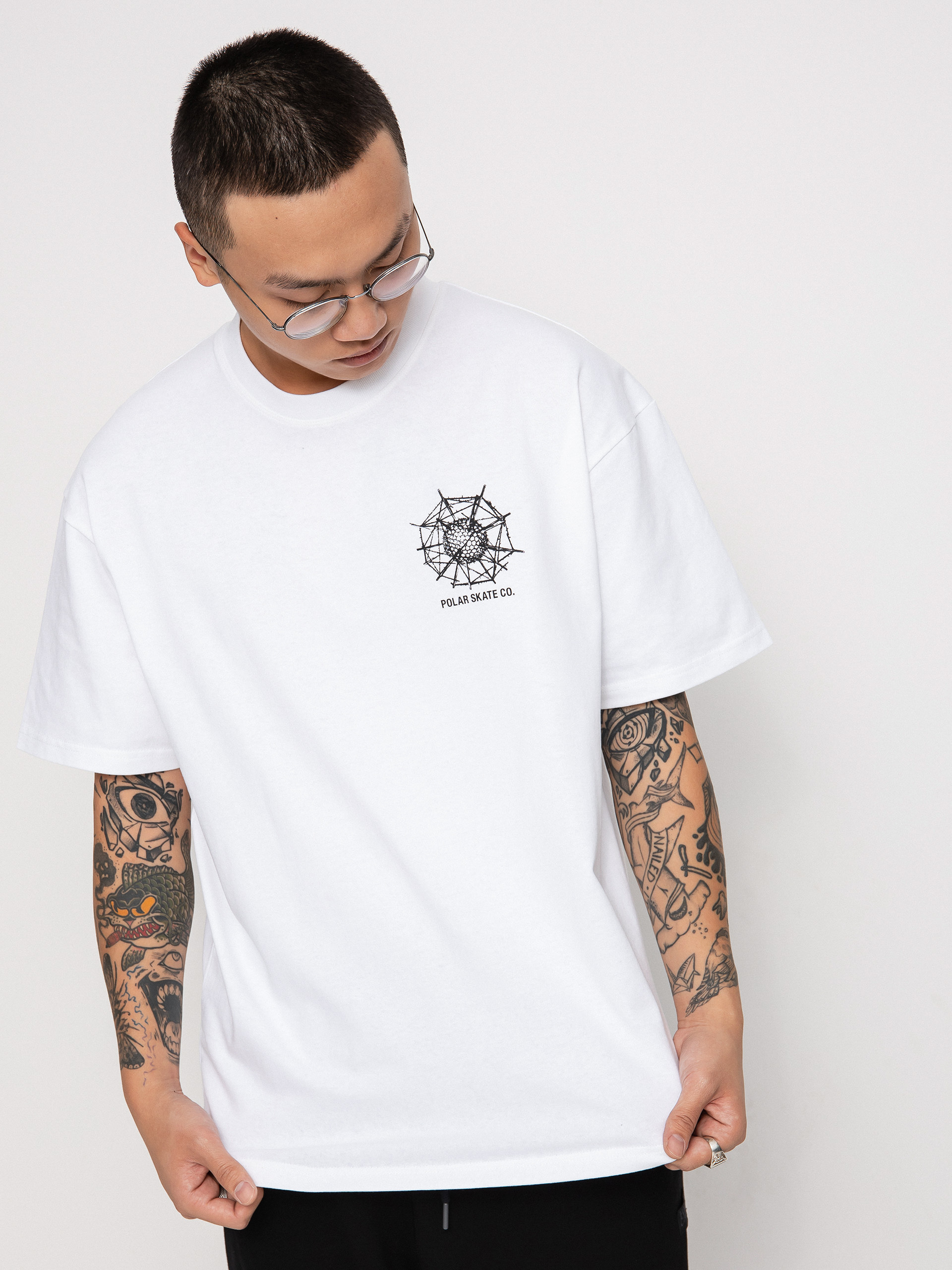 T-shirt Polar Skate Structural Order (white)