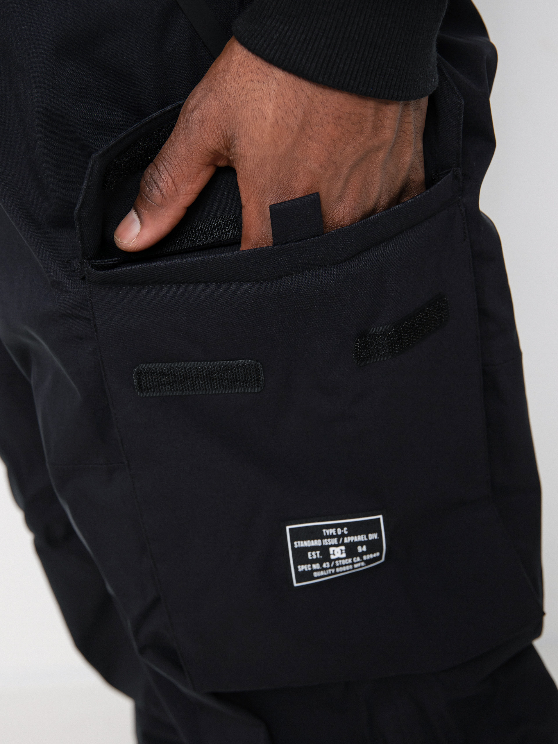 Męskie Spodnie snowboardowe DC Brigade 45K (black)