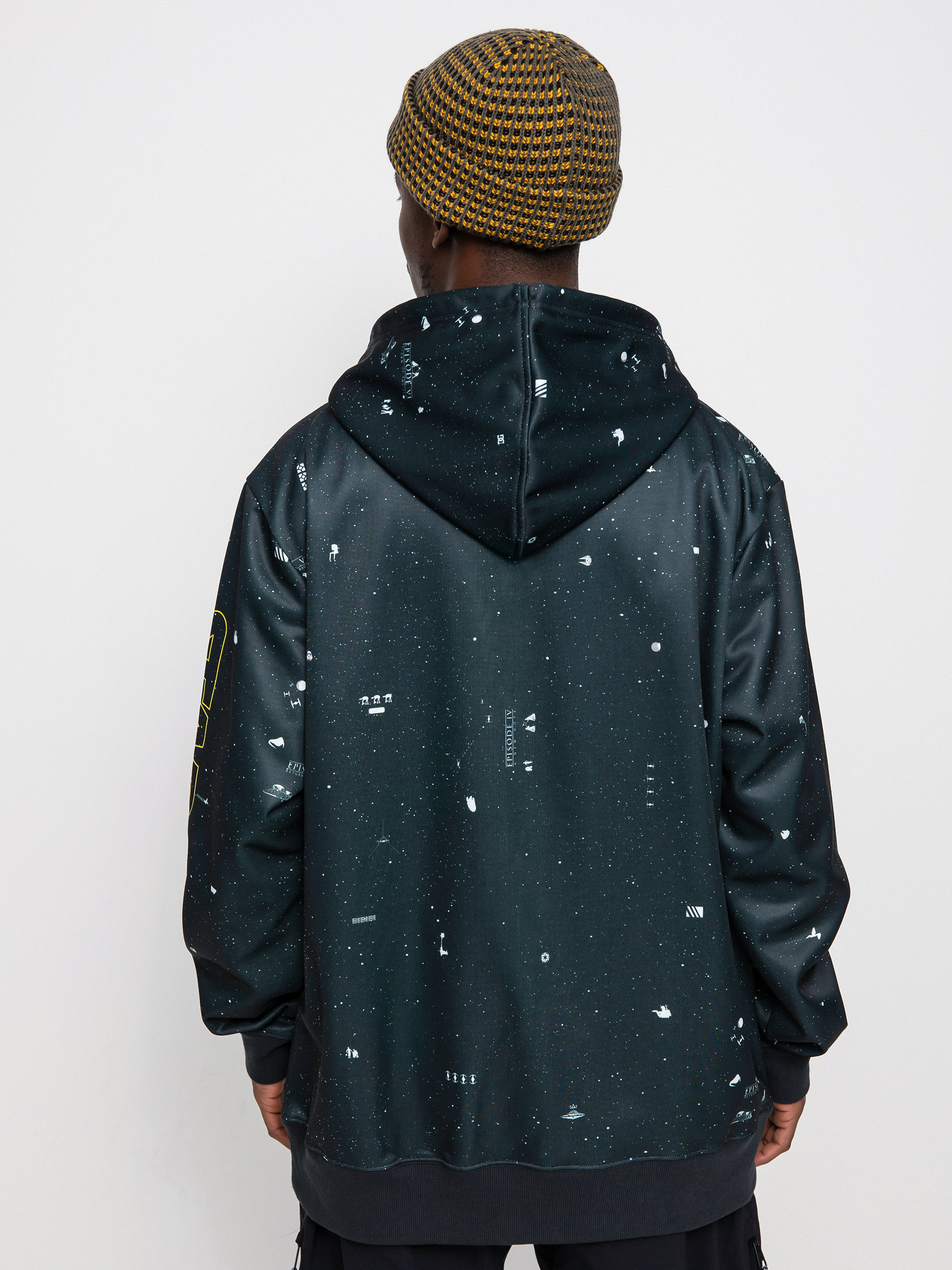 Męska Bluza aktywna DC X Star Wars Snowstar (black/yellow)