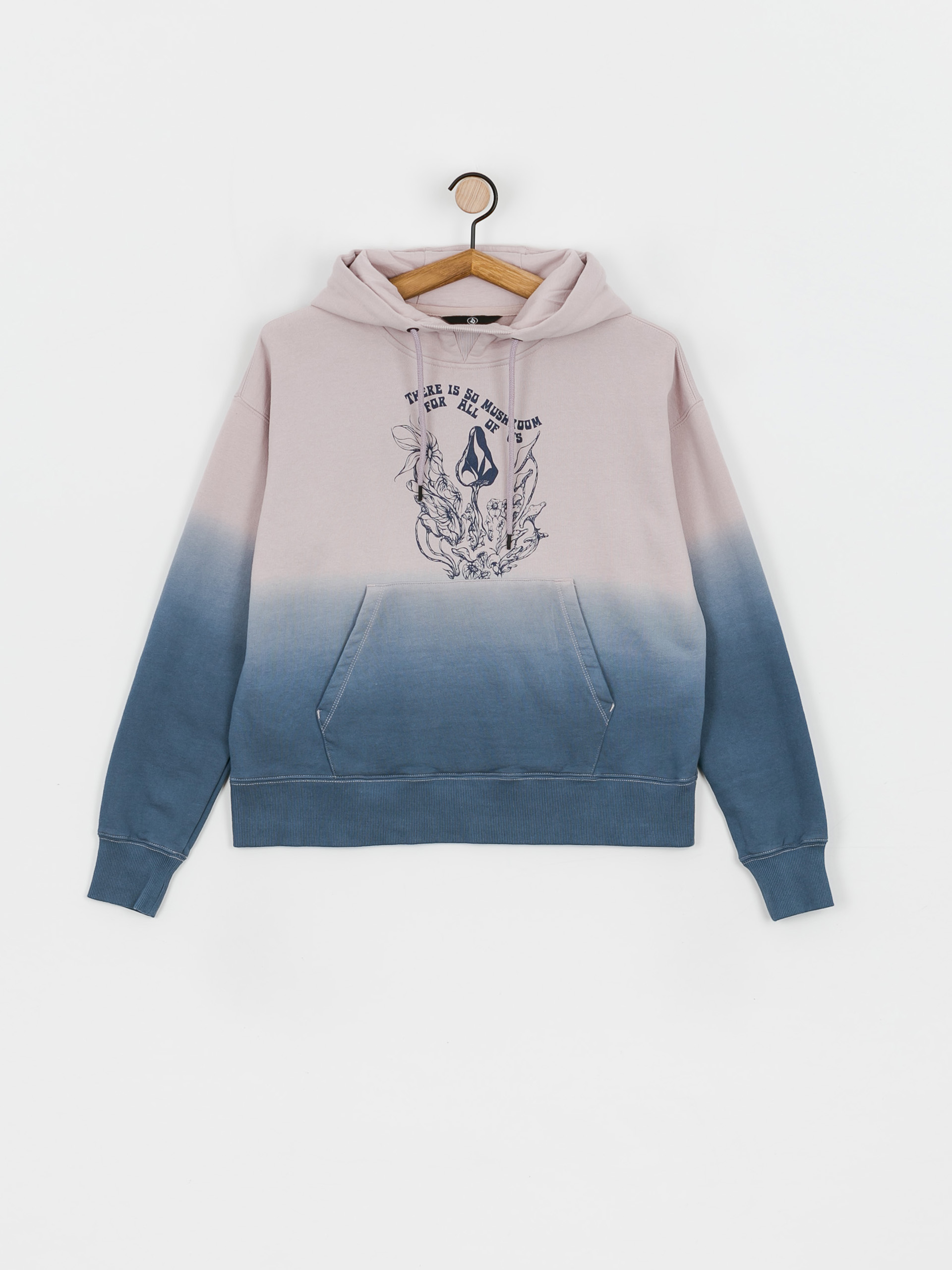 Bluza z kapturem Volcom Vol Peak HD Wmn (petrol blue)