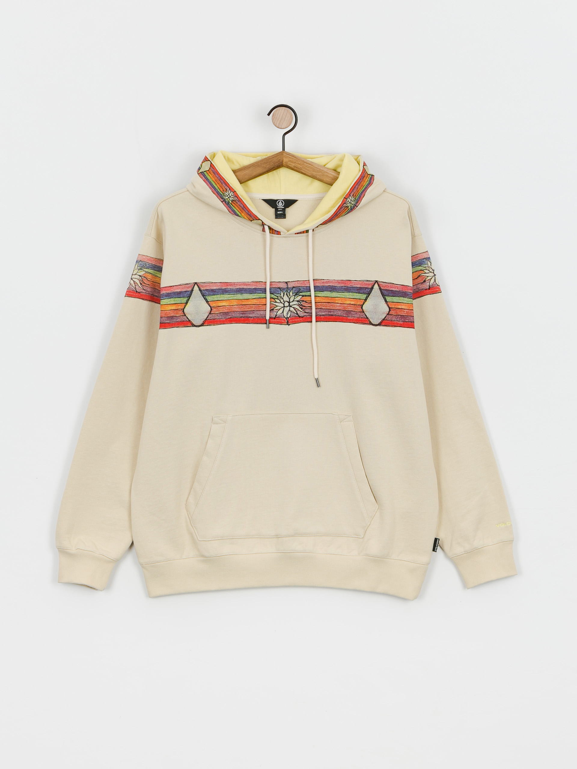 Bluza z kapturem Volcom D.I. HD (off white)