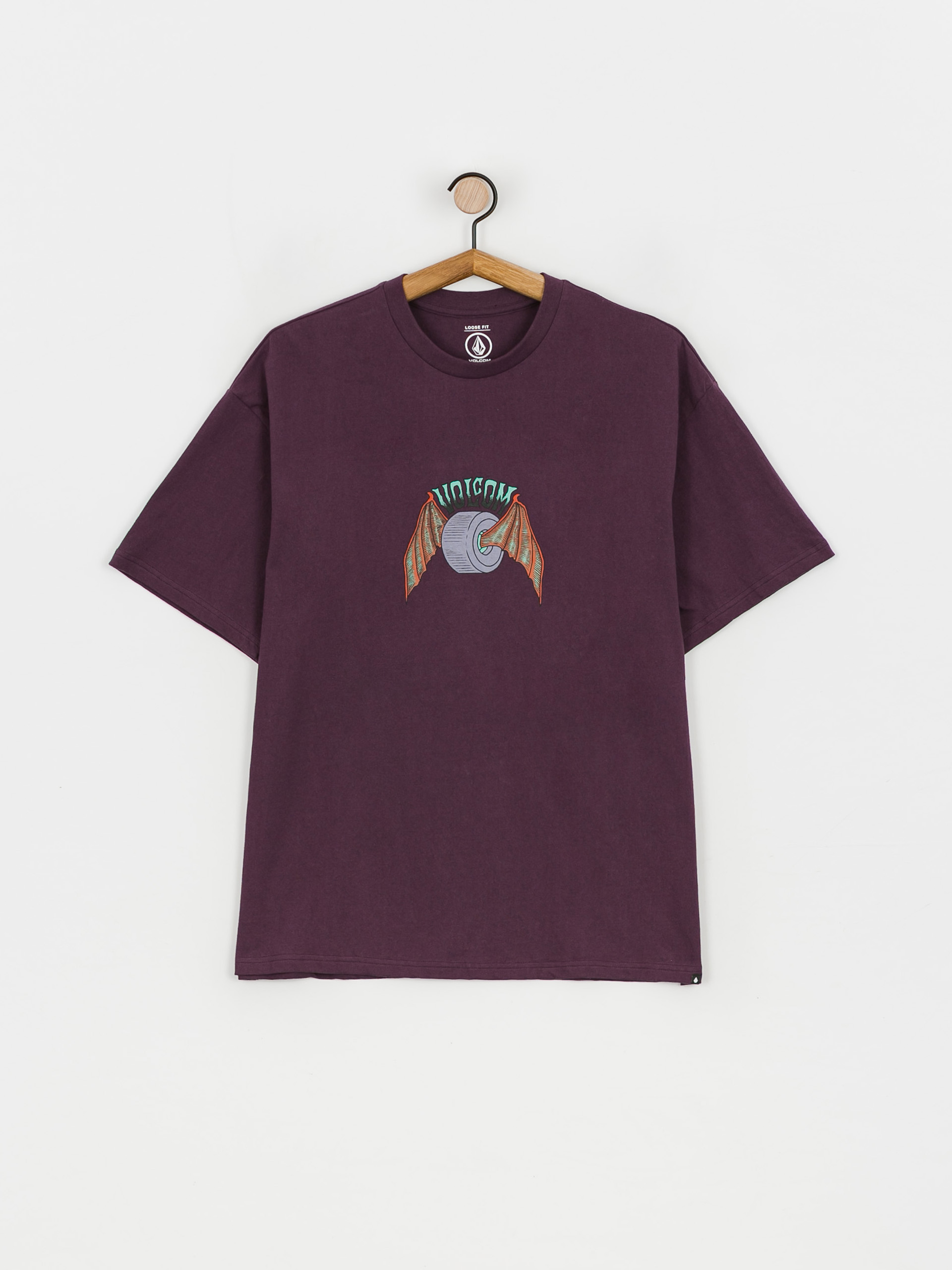 T-shirt Volcom Hell Wheel Lse (mulberry)