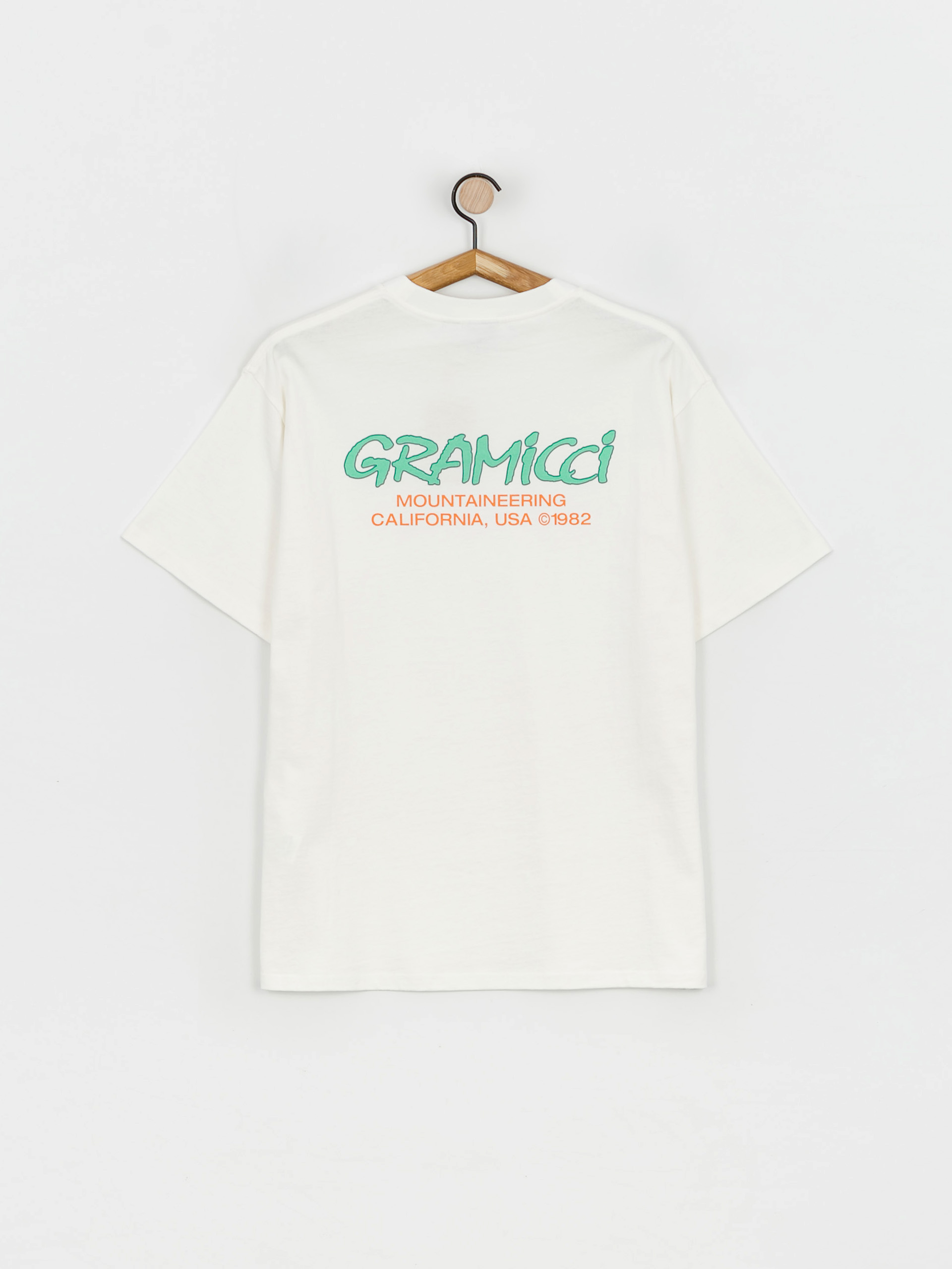T-shirt Gramicci Mountaineering (white/green)