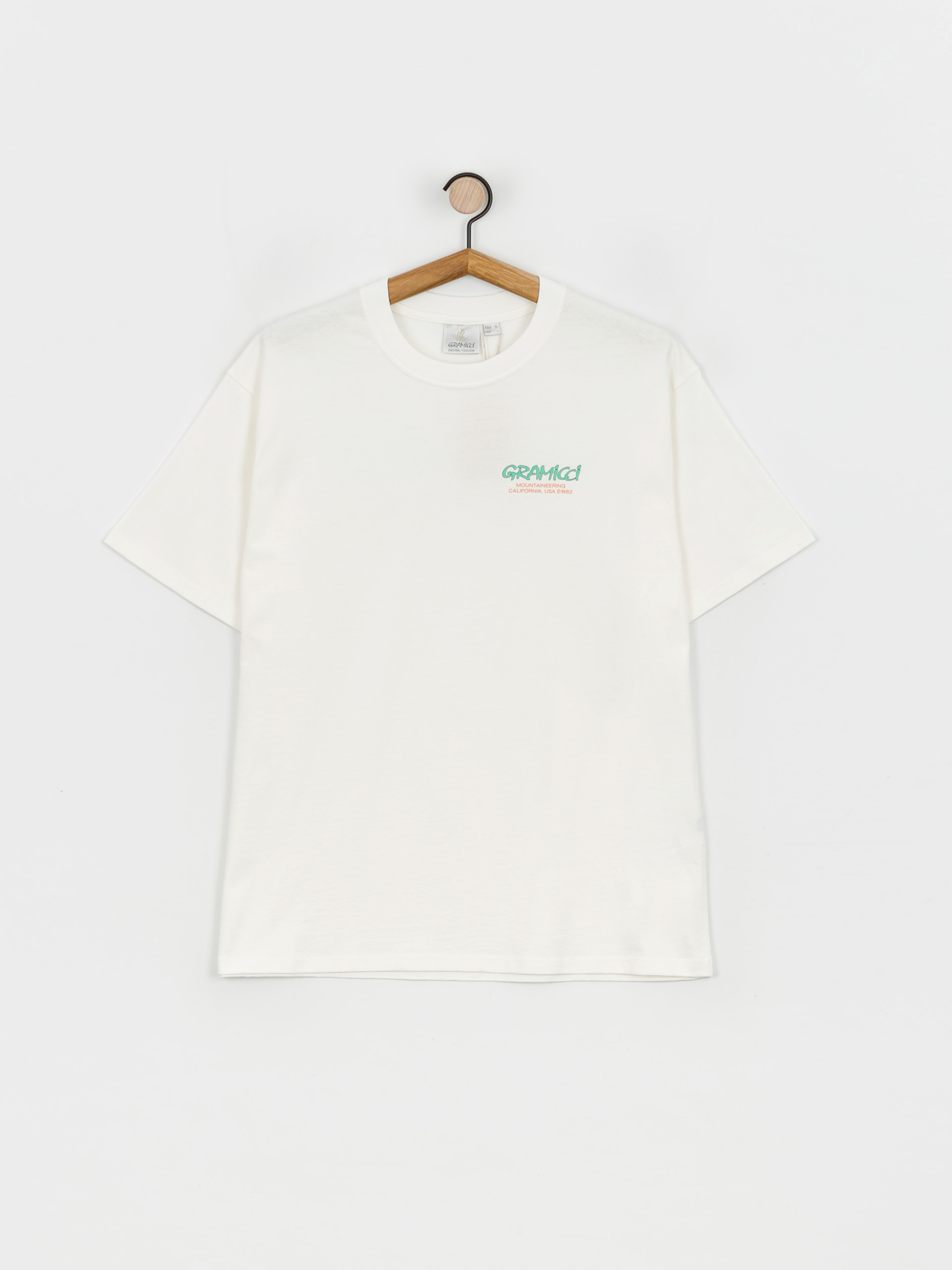 T-shirt Gramicci Mountaineering (white/green)